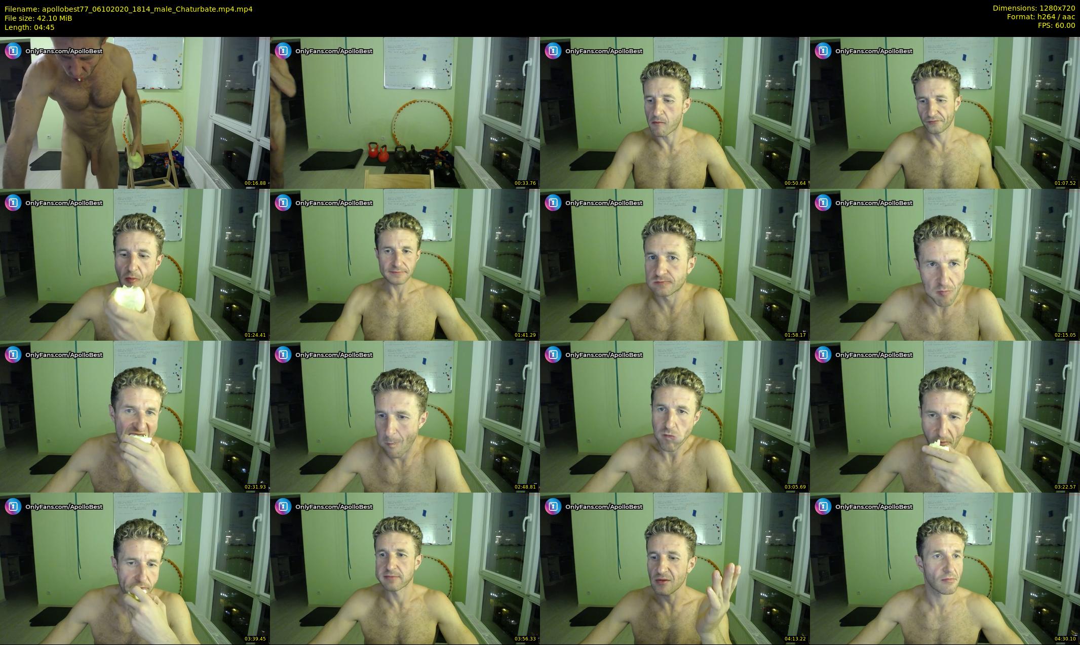 apollobest77 — 5 minute Chaturbate male cam show recording, 720p, Oct 6, 2020