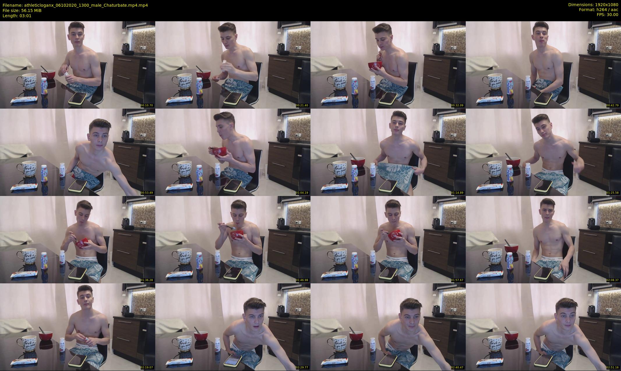athleticloganx — 4 minute Chaturbate male cam show recording, 1080p, Oct 6, 2020