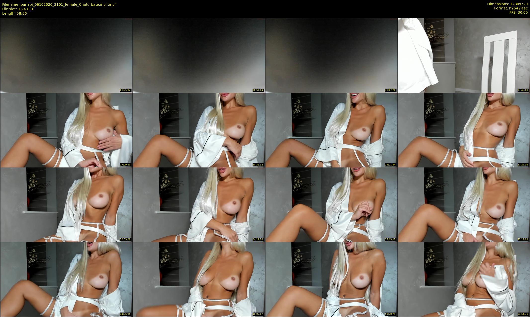 barrrbi — 59 minute Chaturbate female cam show recording, 720p, Oct 6, 2020