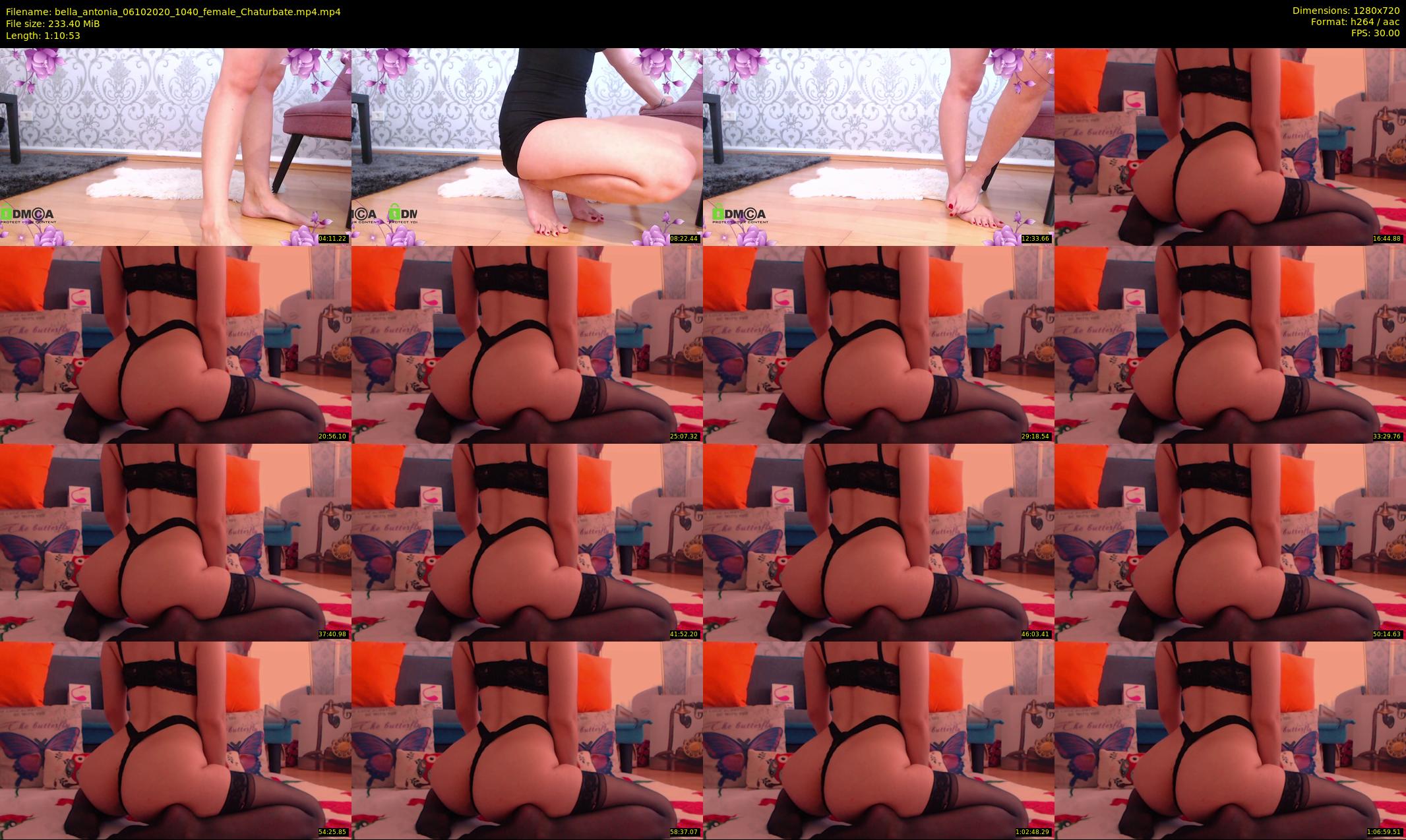 bella_antonia — 71 minute Chaturbate female cam show recording, 720p, Oct 6, 2020