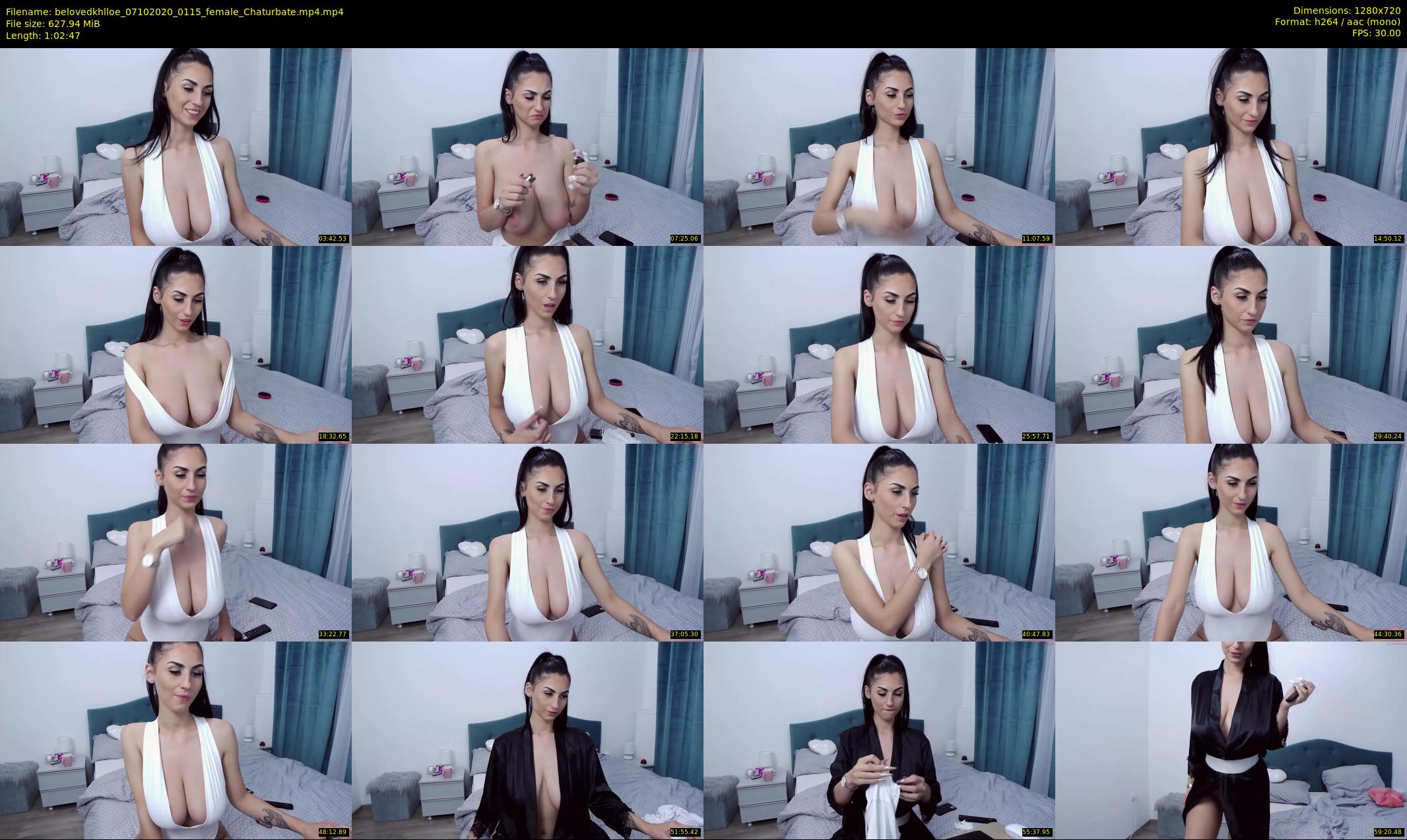 belovedkhlloe — 63 minute Chaturbate female cam show recording, 720p, Oct 7, 2020