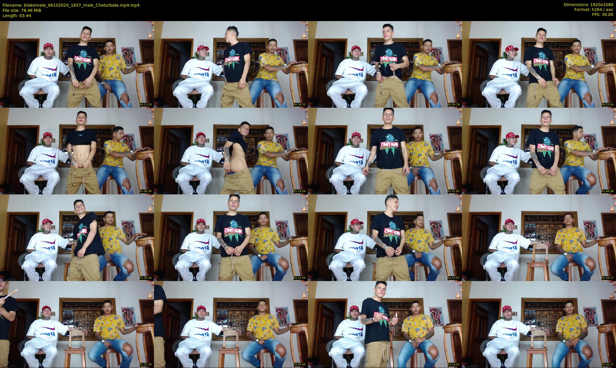 blakemate — 4 minute Chaturbate male cam show recording, 1080p, Oct 6, 2020