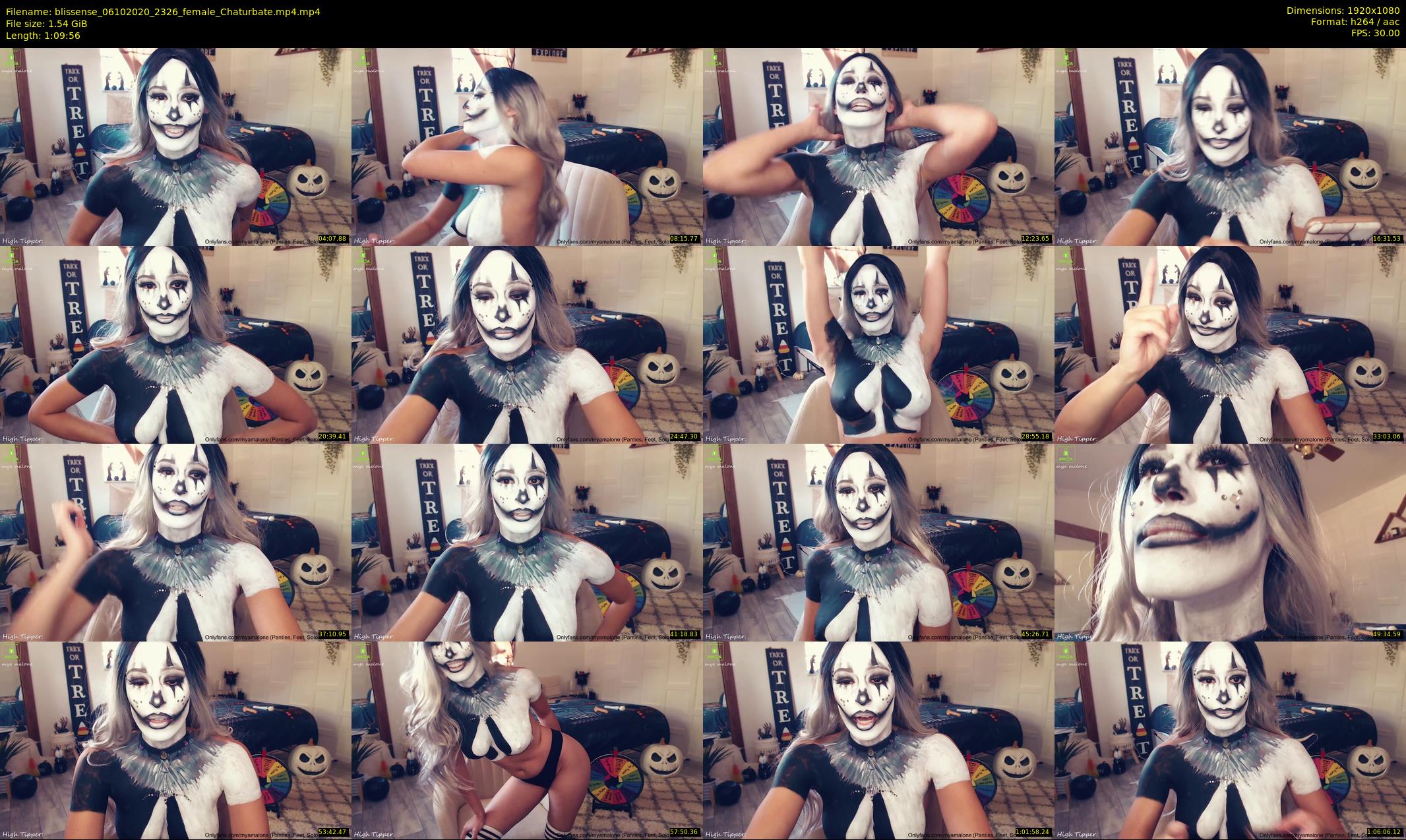 blissense — 70 minute Chaturbate female cam show recording, 1080p, Oct 6, 2020