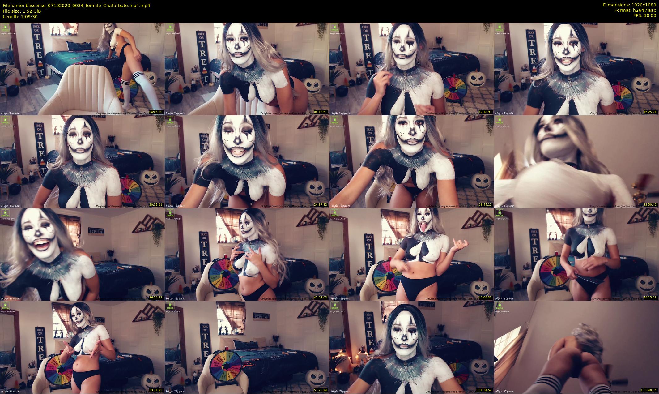 blissense — 70 minute Chaturbate female cam show recording, 1080p, Oct 7, 2020