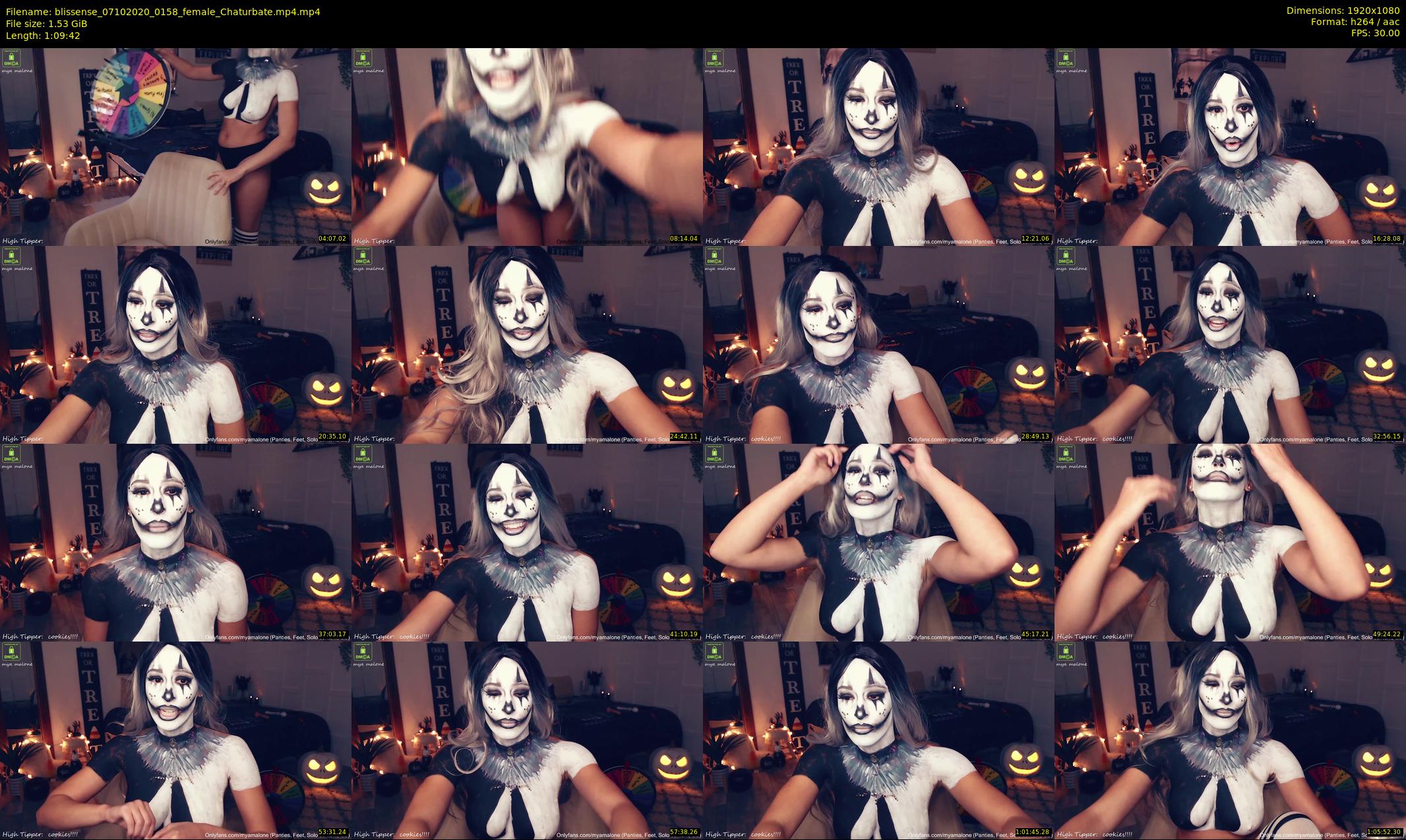 blissense — 70 minute Chaturbate female cam show recording, 1080p, Oct 7, 2020