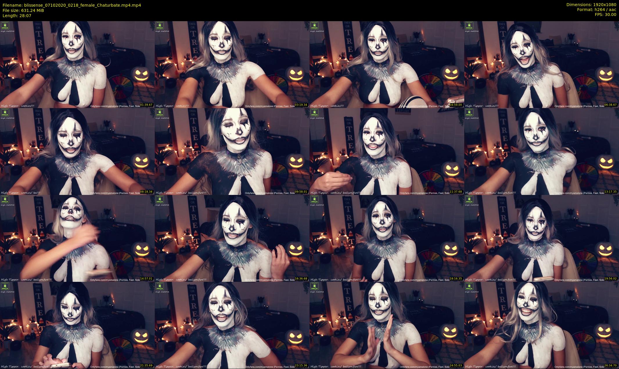 blissense — 29 minute Chaturbate female cam show recording, 1080p, Oct 7, 2020