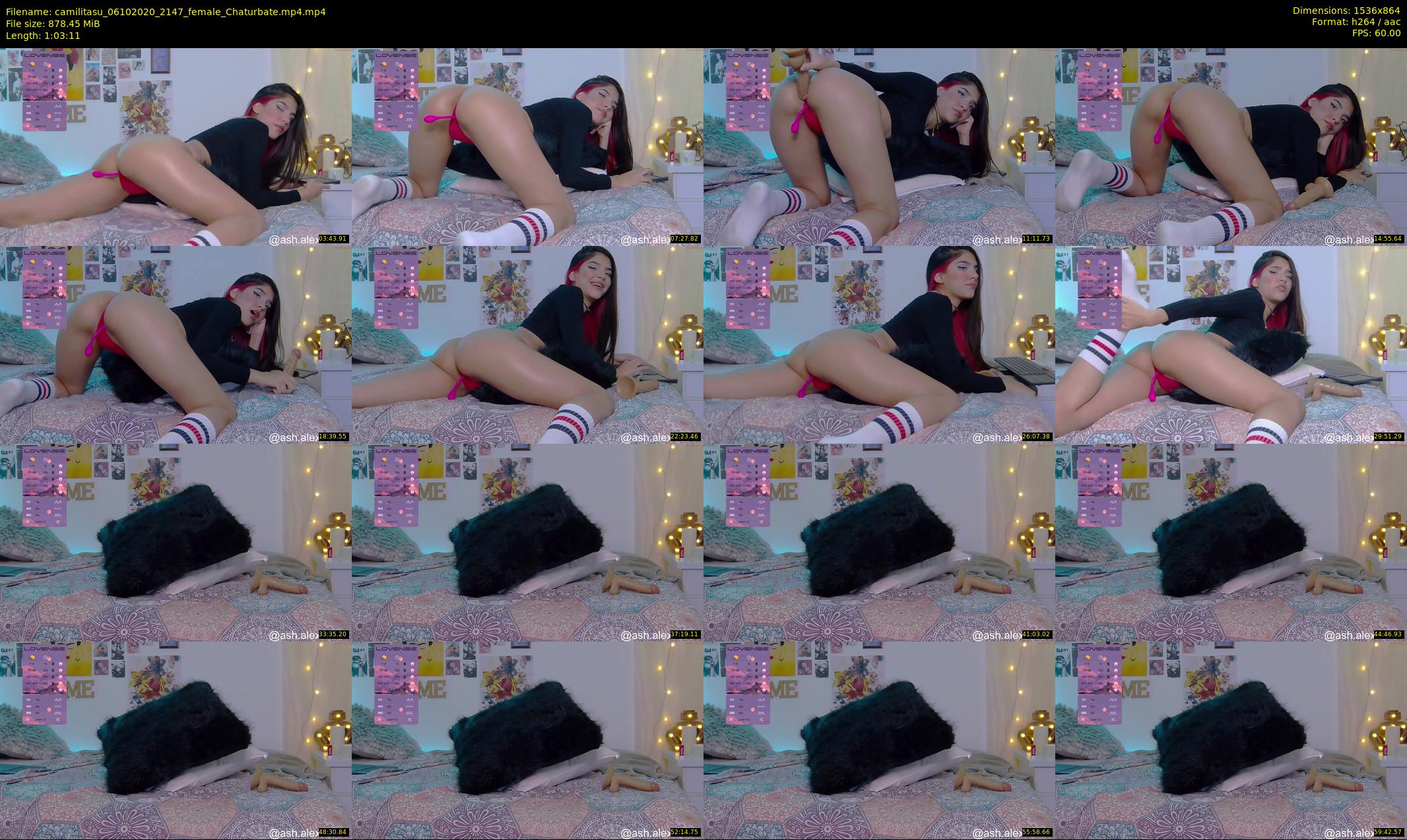 camilitasu — 64 minute Chaturbate female cam show recording, 720p, Oct 6, 2020