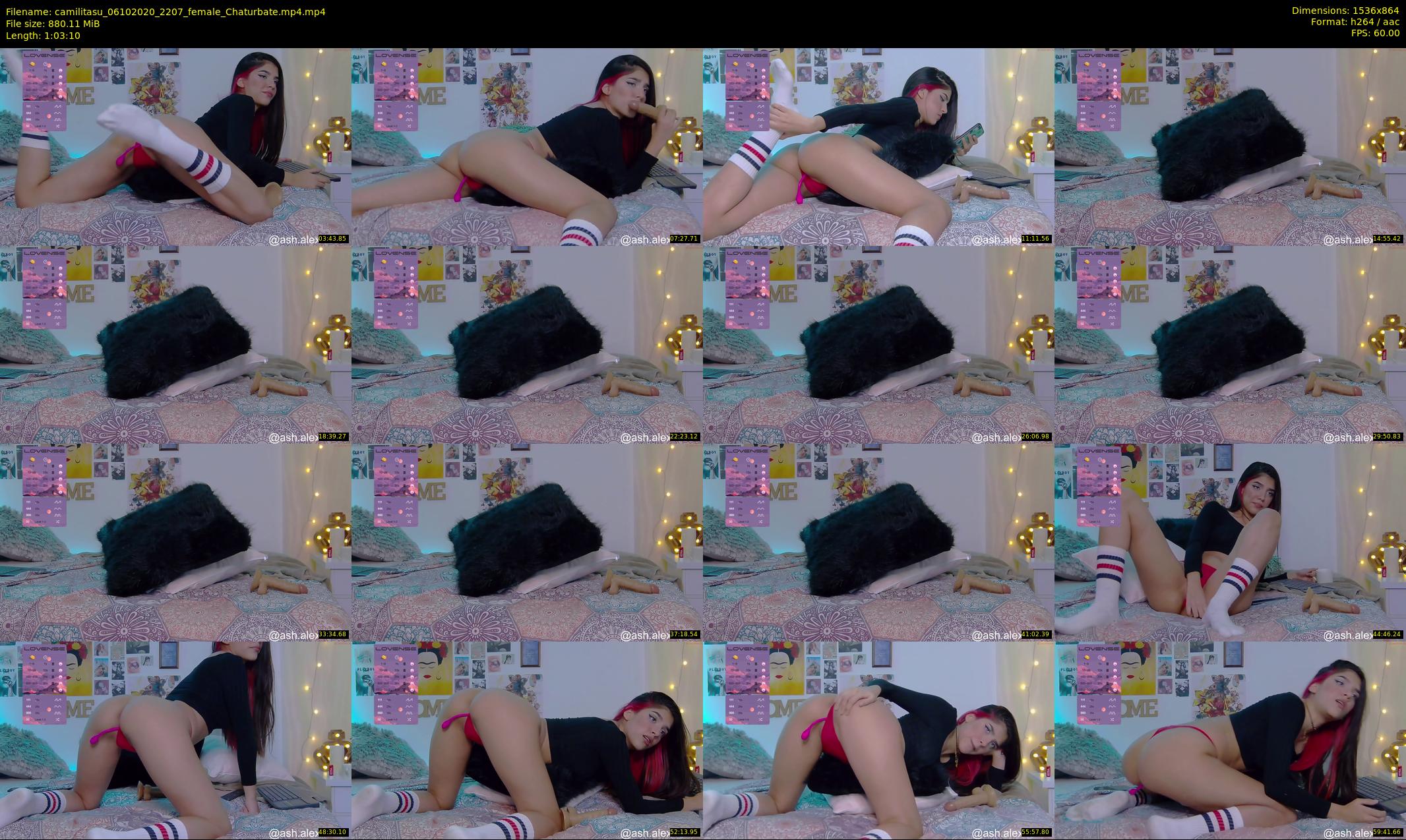 camilitasu — 64 minute Chaturbate female cam show recording, 720p, Oct 6, 2020