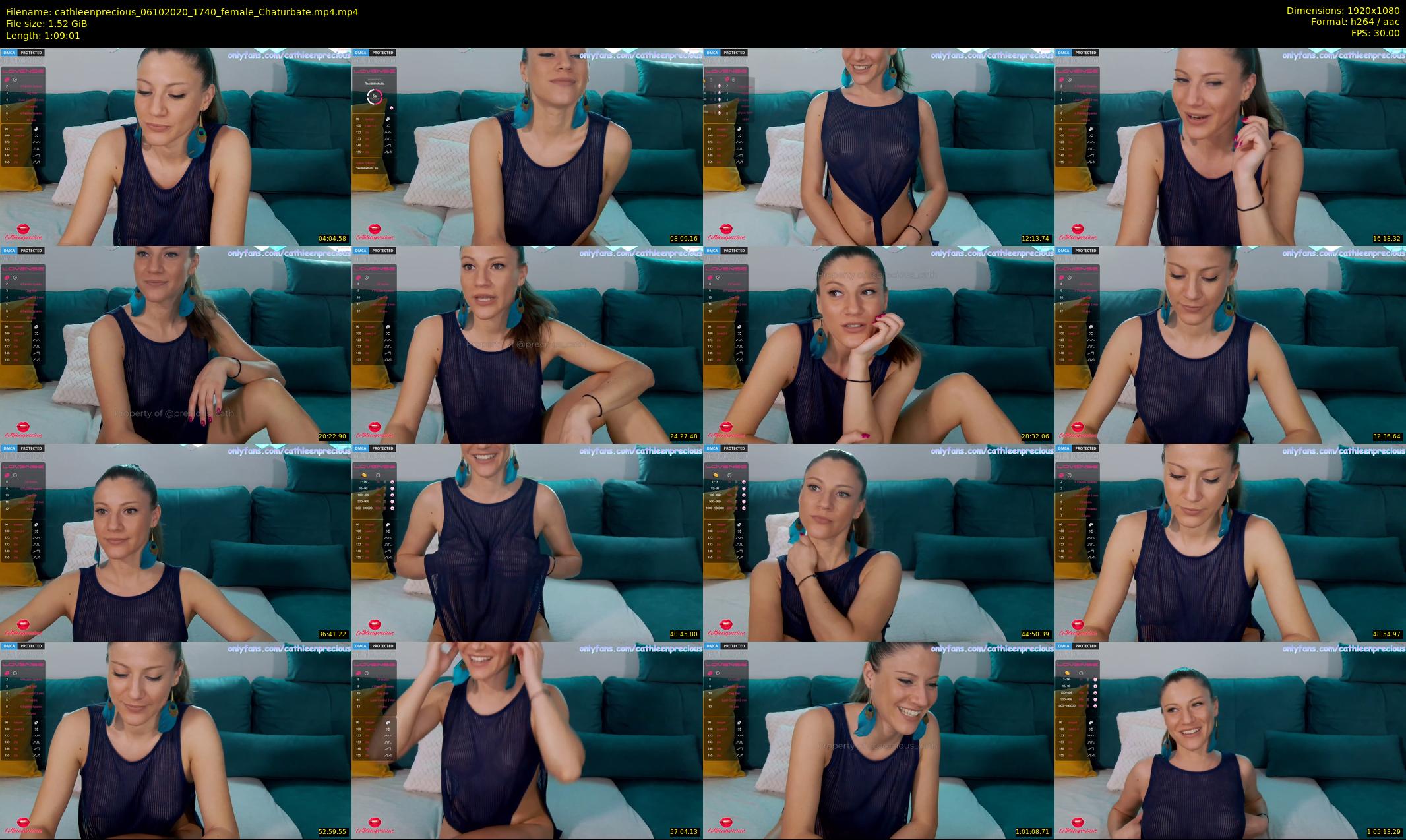 cathleenprecious — 70 minute Chaturbate female cam show recording, 1080p, Oct 6, 2020