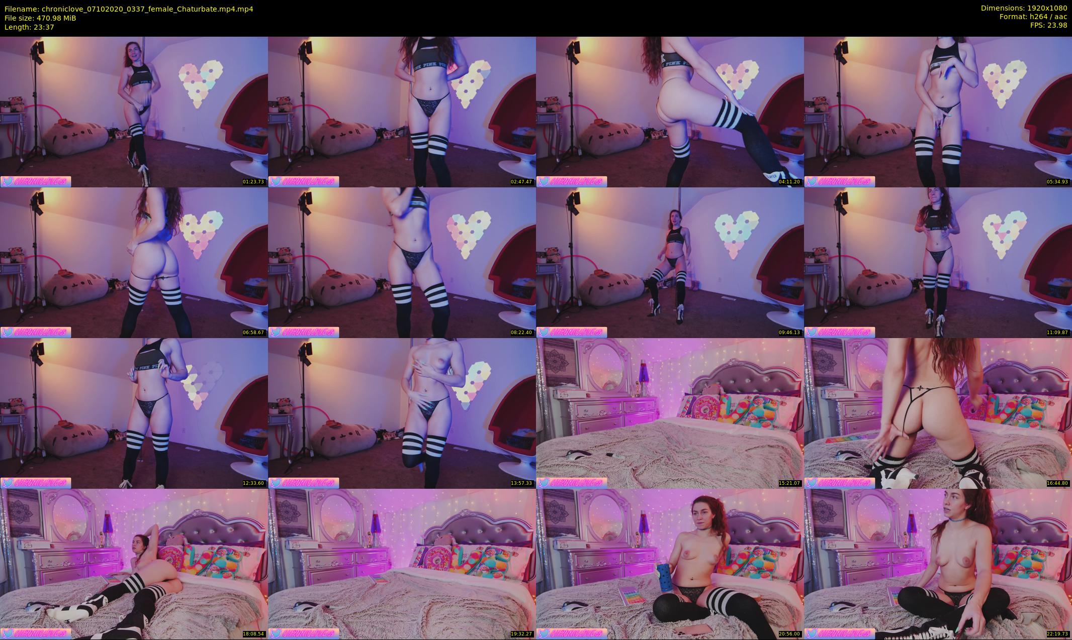 chroniclove — 24 minute Chaturbate female cam show recording, 1080p, Oct 7, 2020