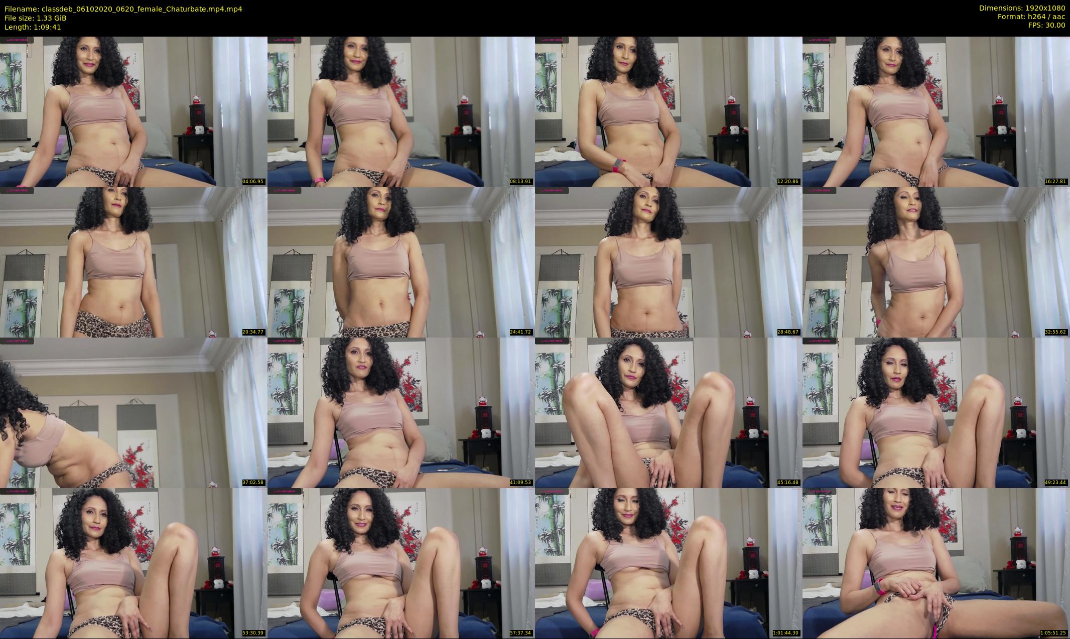 classdeb — 70 minute Chaturbate female cam show recording, 1080p, Oct 6, 2020