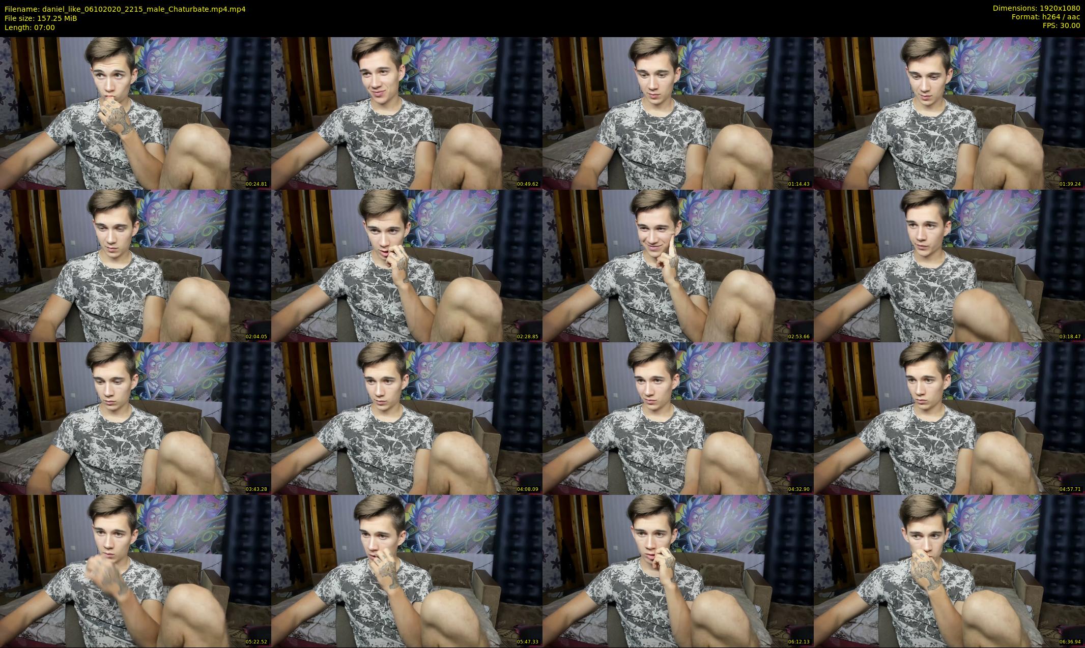 daniel_like — 7 minute Chaturbate male cam show recording, 1080p, Oct 6, 2020