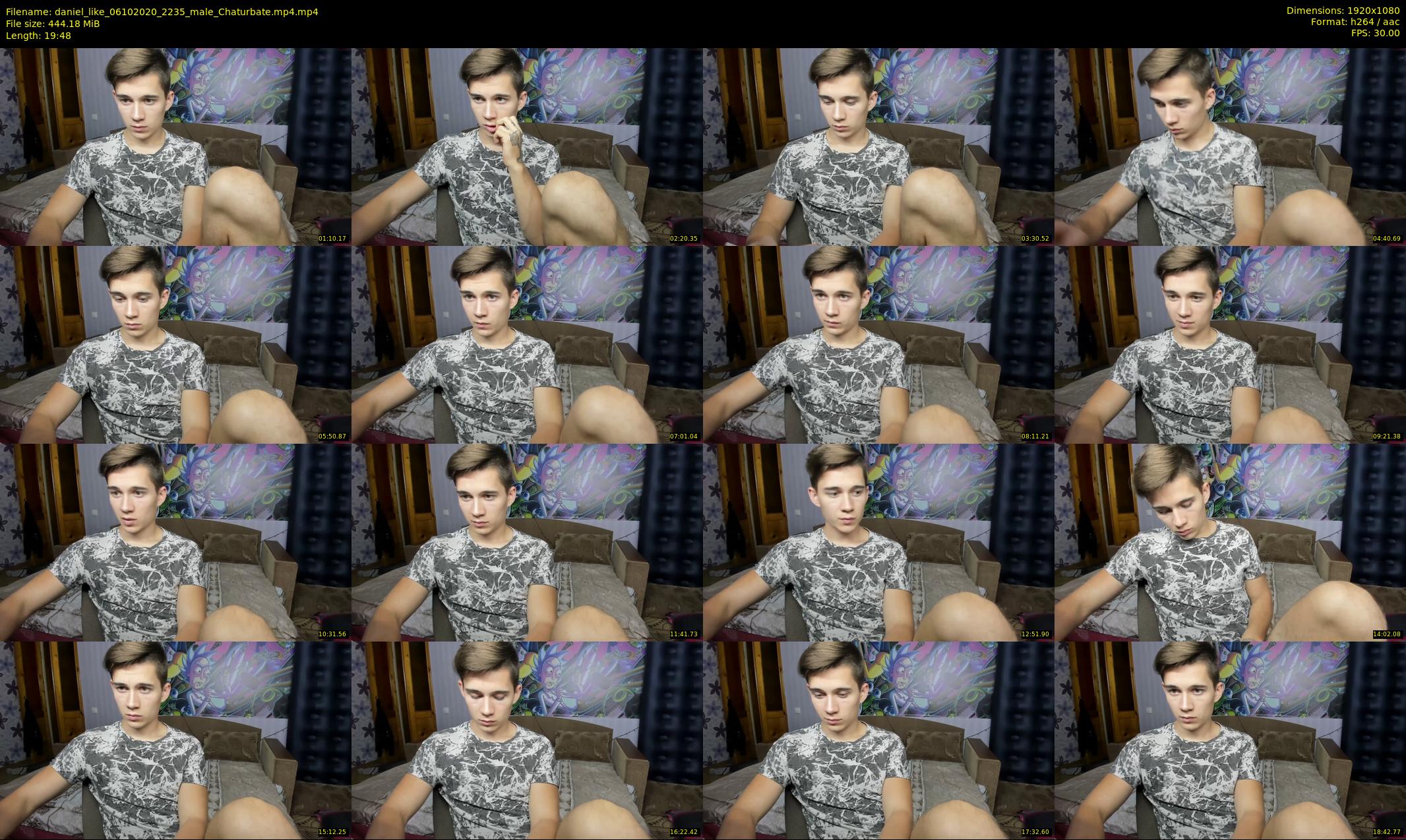 daniel_like — 20 minute Chaturbate male cam show recording, 1080p, Oct 6, 2020