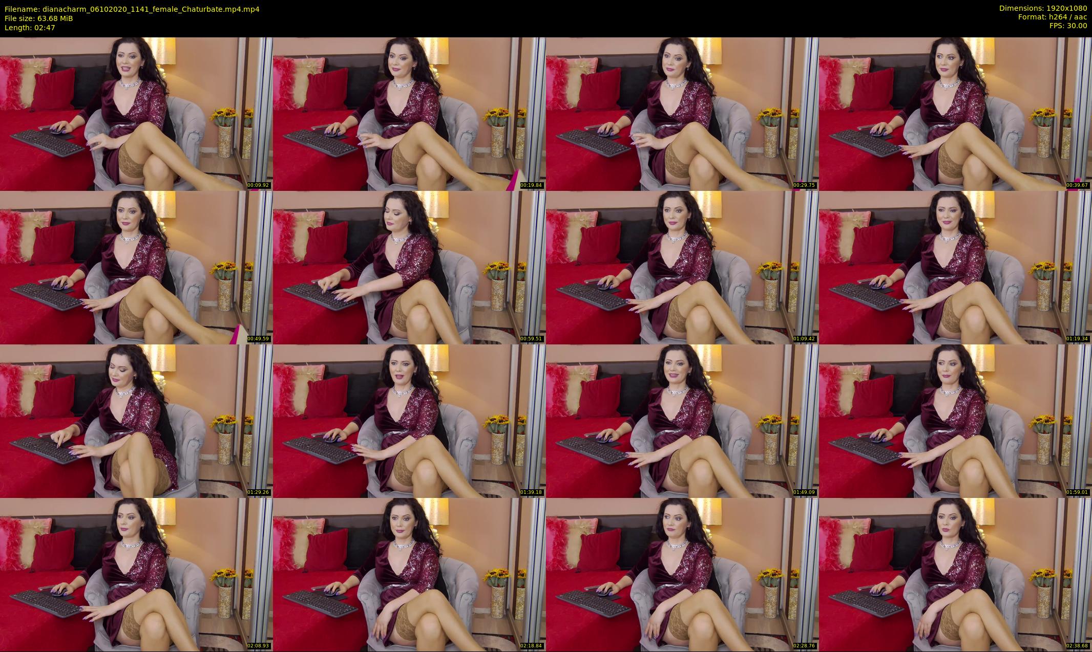 dianacharm — 3 minute Chaturbate female cam show recording, 1080p, Oct 6, 2020