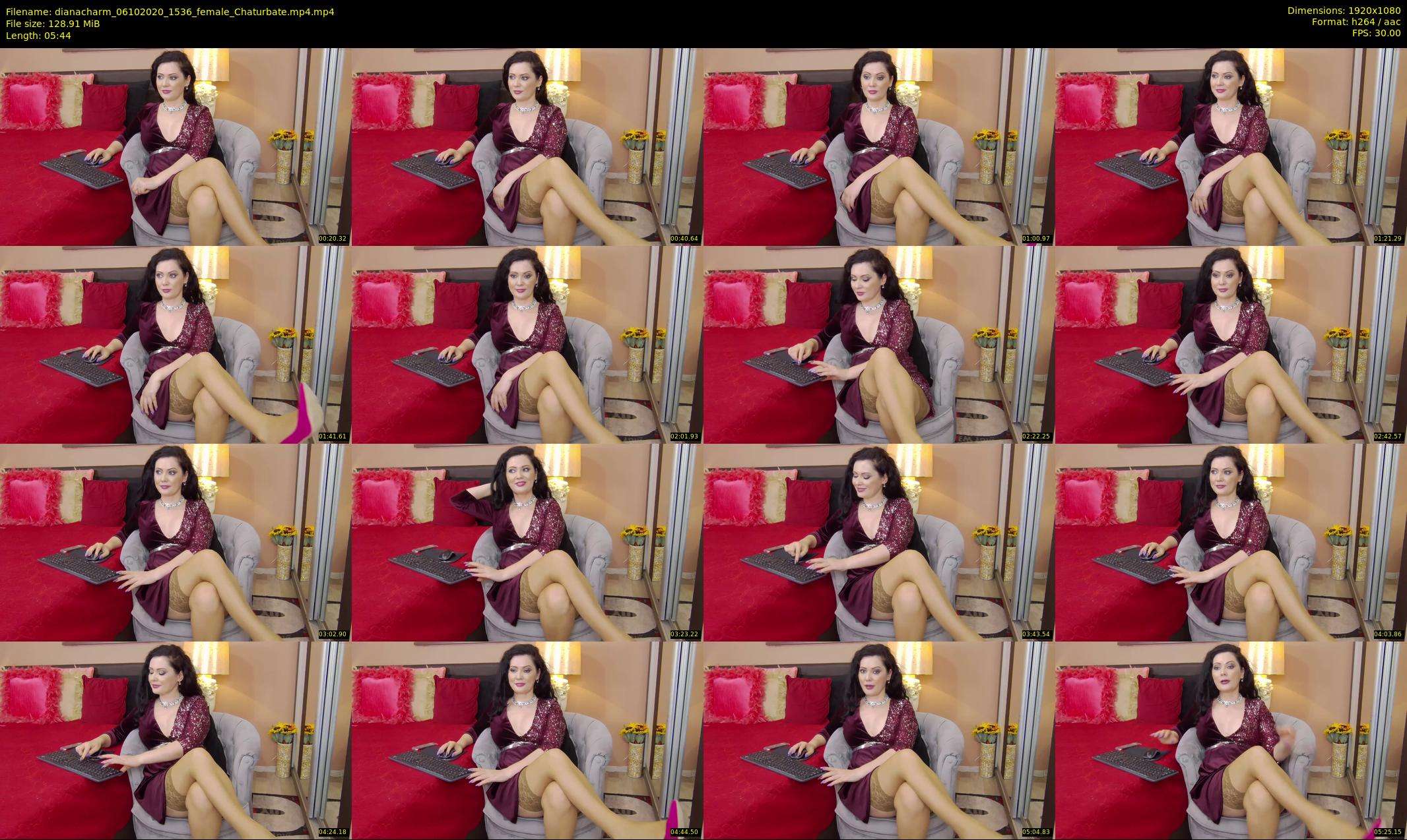 dianacharm — 6 minute Chaturbate female cam show recording, 1080p, Oct 6, 2020