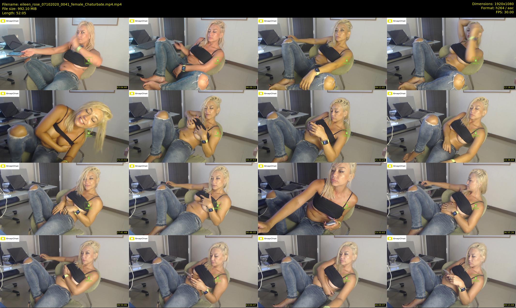 eileen_rose — 53 minute Chaturbate female cam show recording, 1080p, Oct 7, 2020
