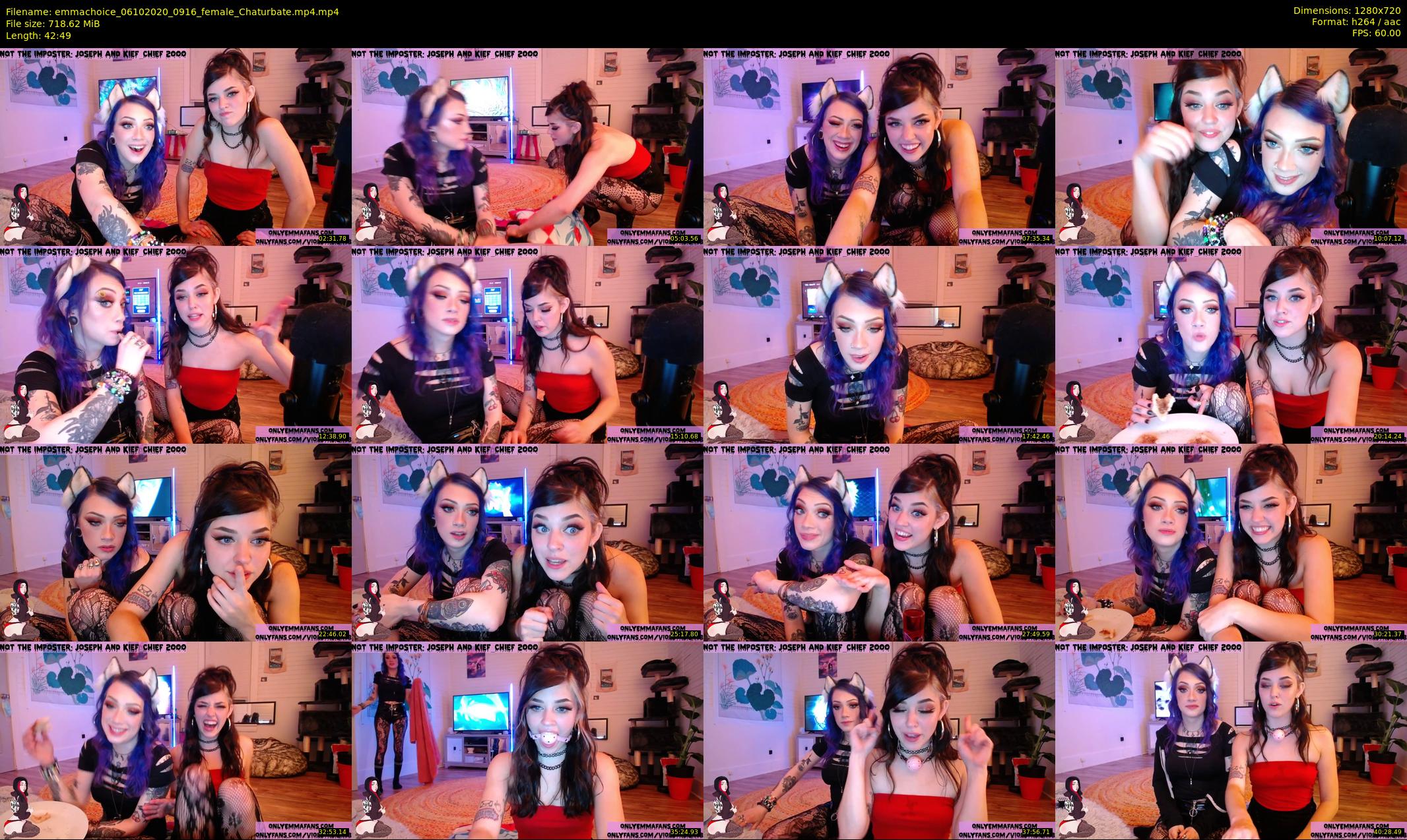 emmachoice — 43 minute Chaturbate female cam show recording, 720p, Oct 6, 2020