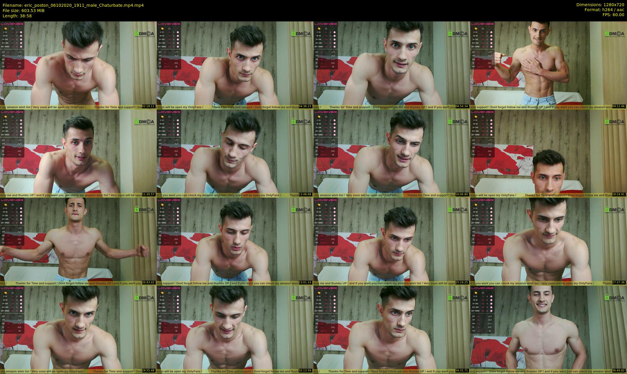 eric_poston — 39 minute Chaturbate male cam show recording, 720p, Oct 6, 2020