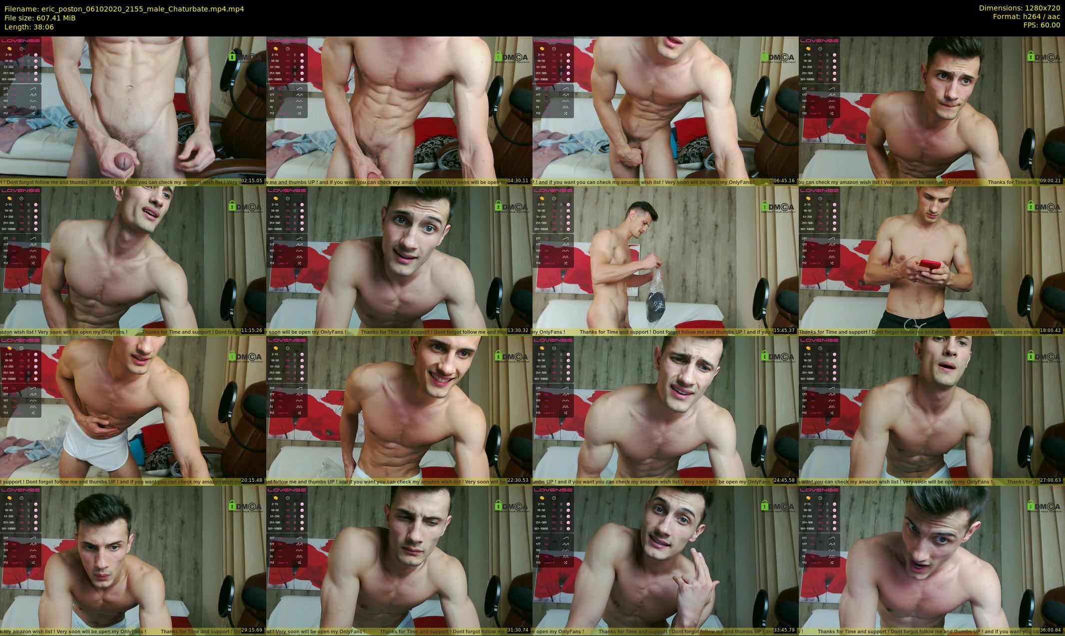 eric_poston — 39 minute Chaturbate male cam show recording, 720p, Oct 6, 2020