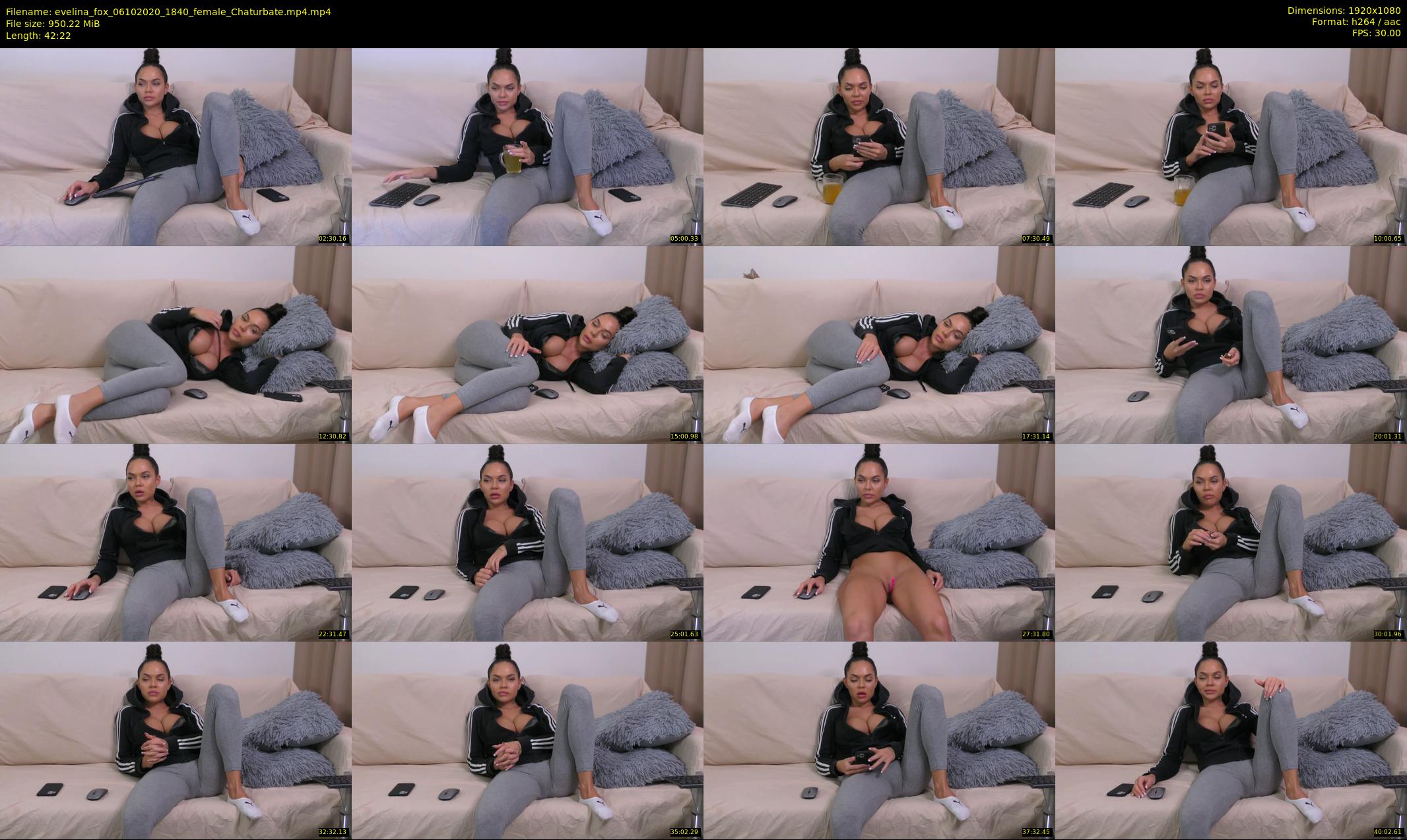 evelina_fox — 43 minute Chaturbate female cam show recording, 1080p, Oct 6, 2020
