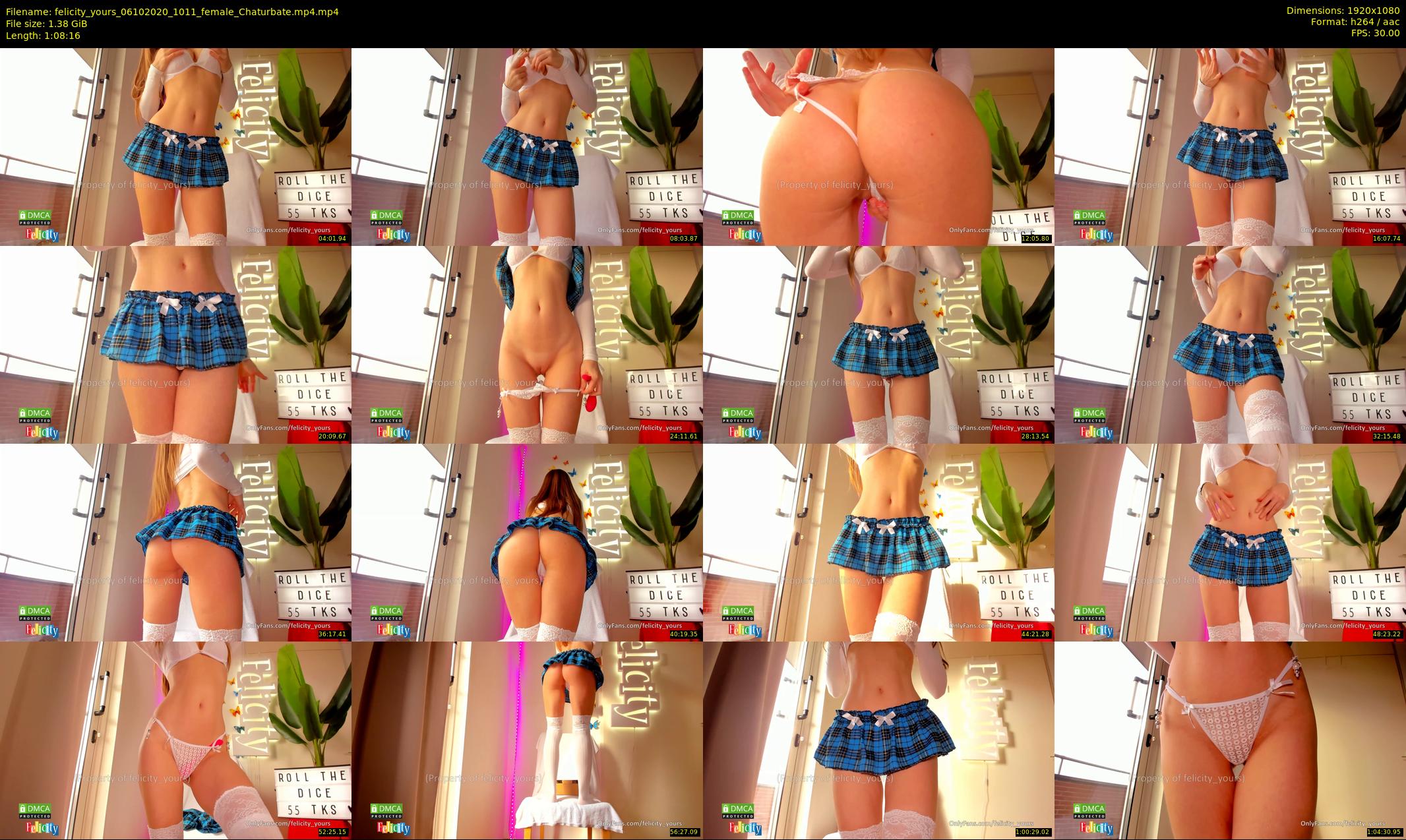 felicity_yours — 69 minute Chaturbate female cam show recording, 1080p, Oct 6, 2020