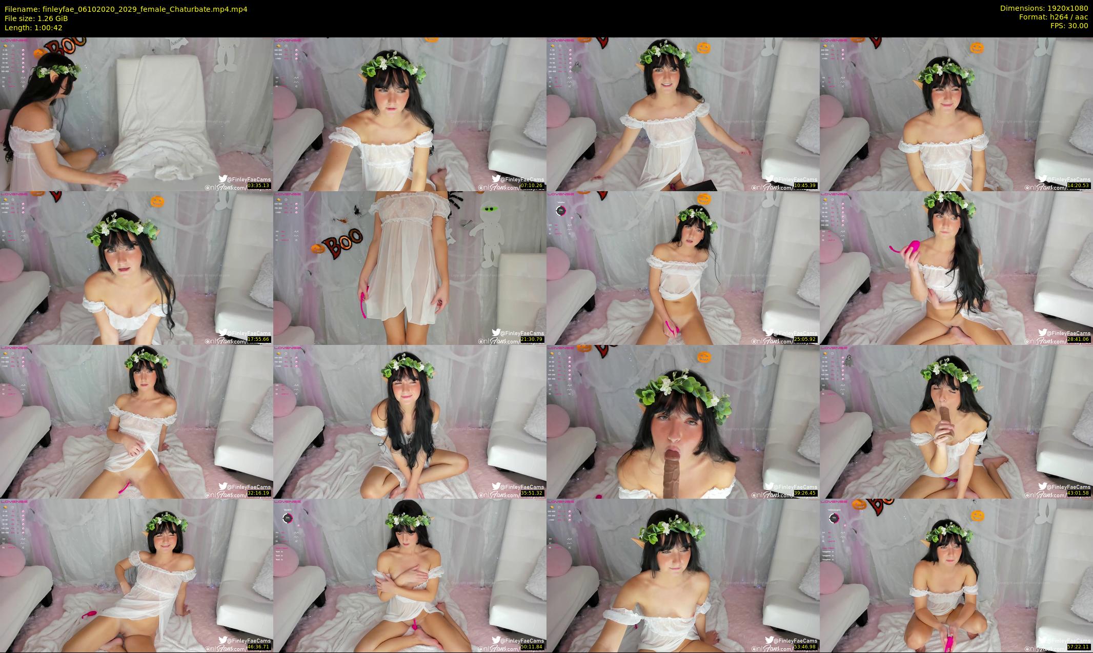 finleyfae — 61 minute Chaturbate female cam show recording, 1080p, Oct 6, 2020