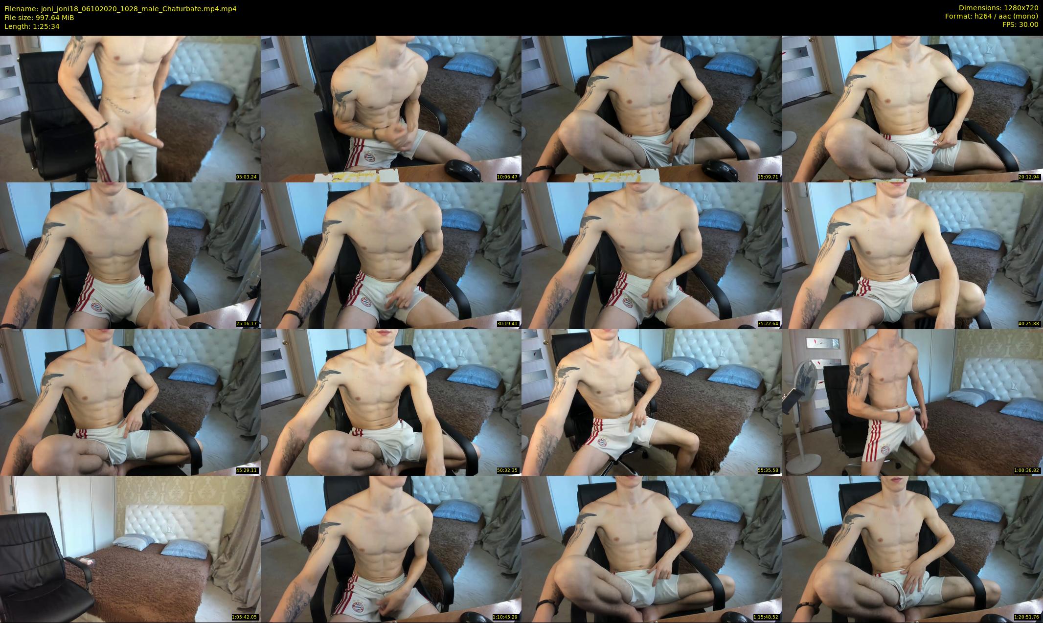 joni_joni18 — 86 minute Chaturbate male cam show recording, 720p, Oct 6, 2020