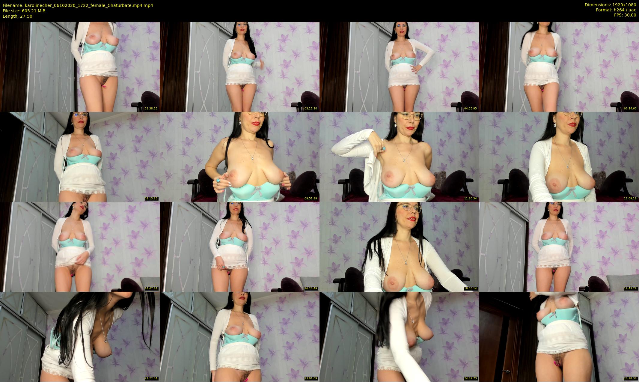 karolinecher — 28 minute Chaturbate female cam show recording, 1080p, Oct 6, 2020