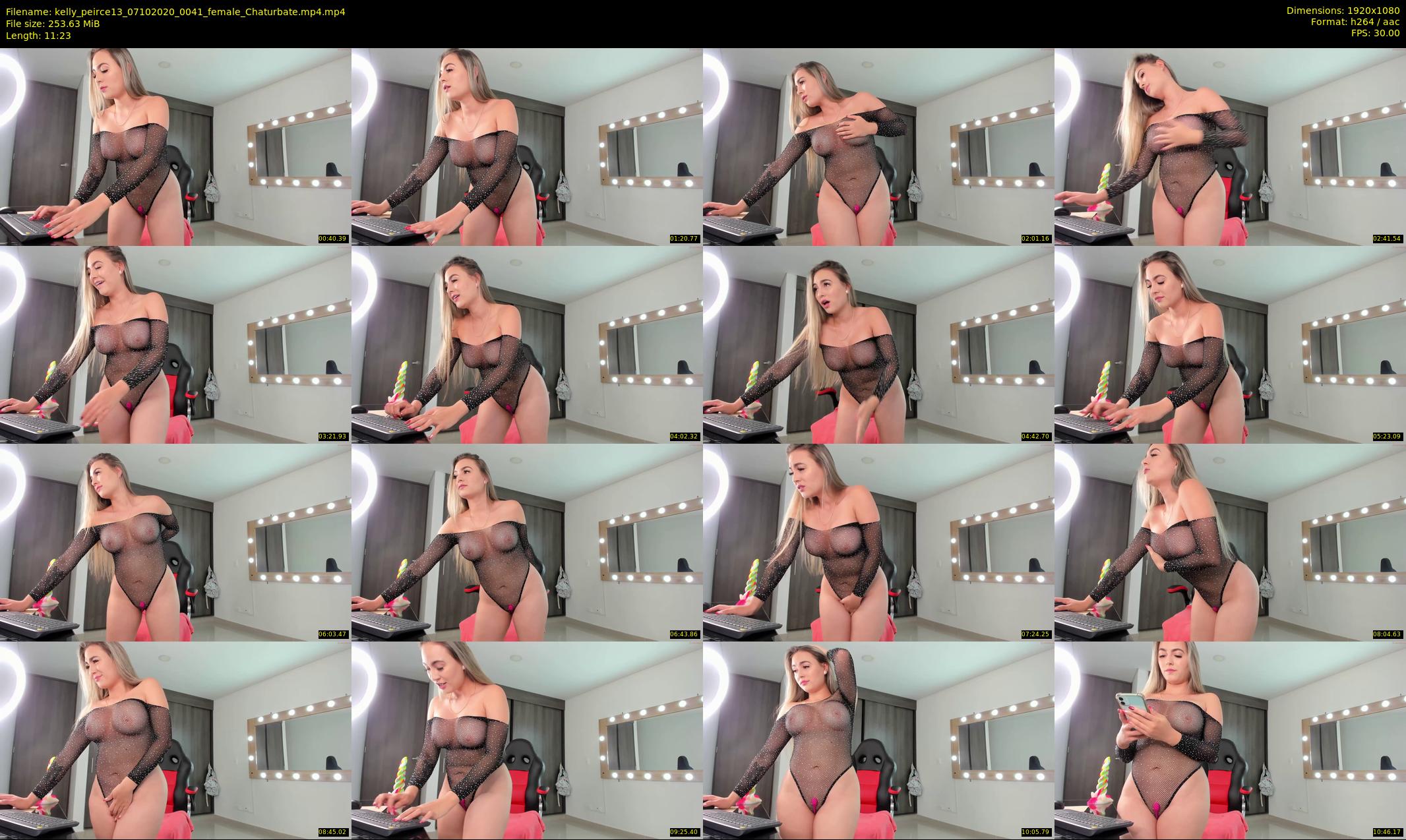 kelly_peirce13 — 12 minute Chaturbate female cam show recording, 1080p, Oct 7, 2020
