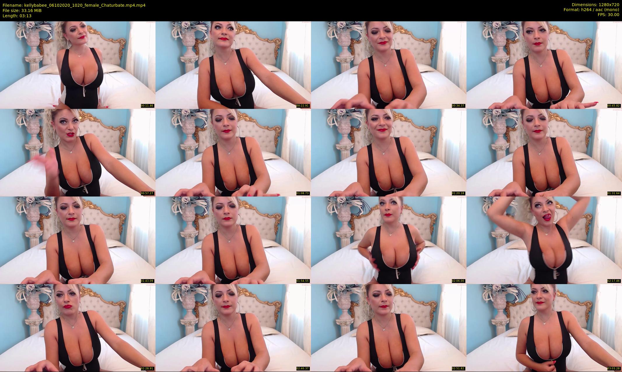 kellybabee — 4 minute Chaturbate female cam show recording, 720p, Oct 6, 2020
