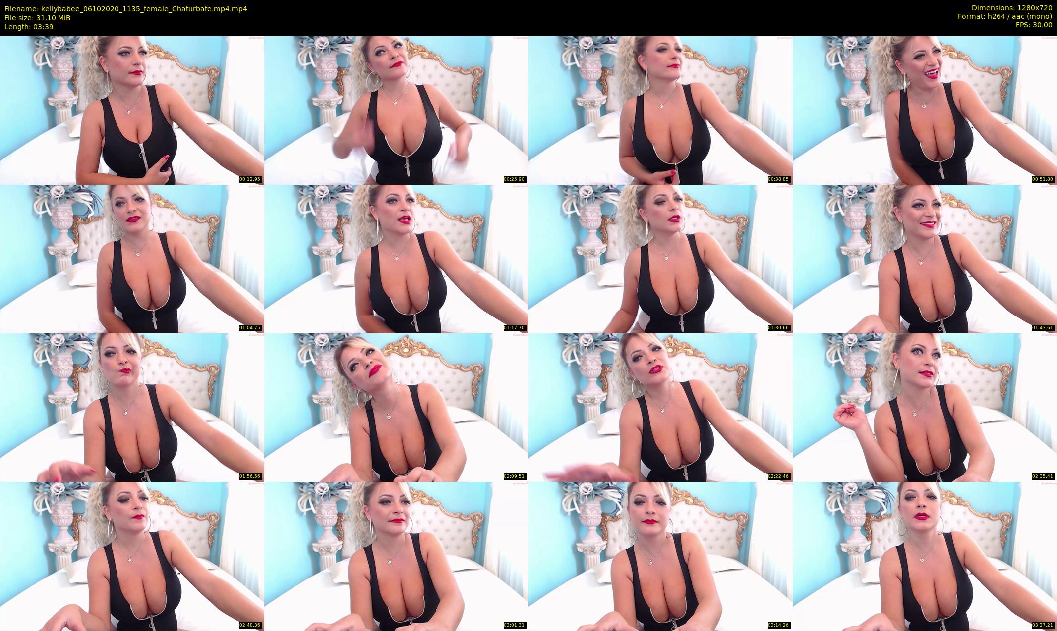 kellybabee — 4 minute Chaturbate female cam show recording, 720p, Oct 6, 2020