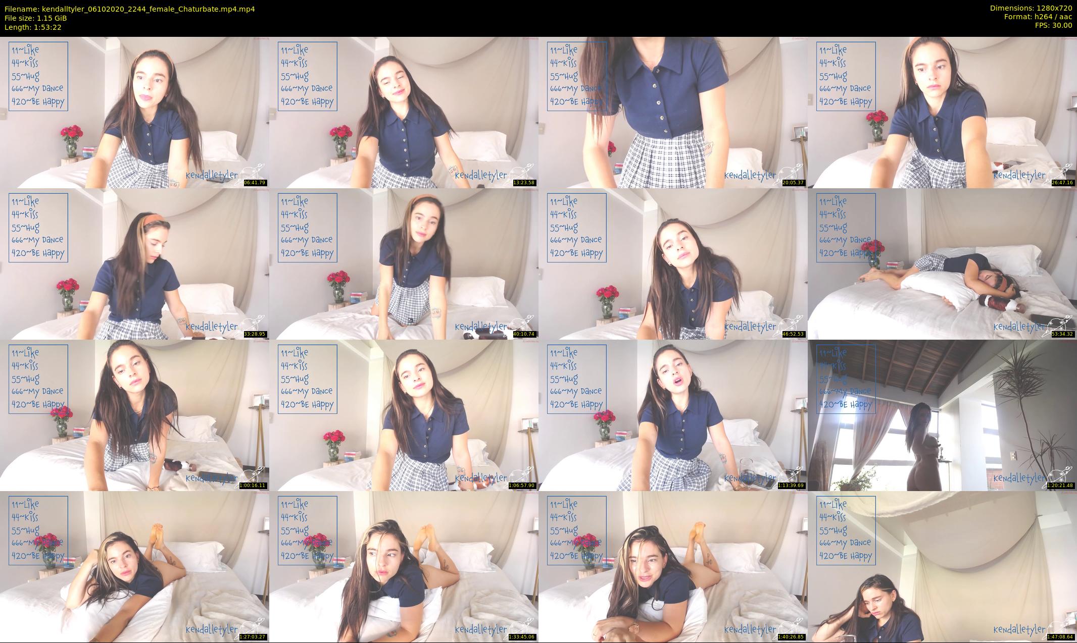 kendalltyler — 114 minute Chaturbate female cam show recording, 720p, Oct 6, 2020