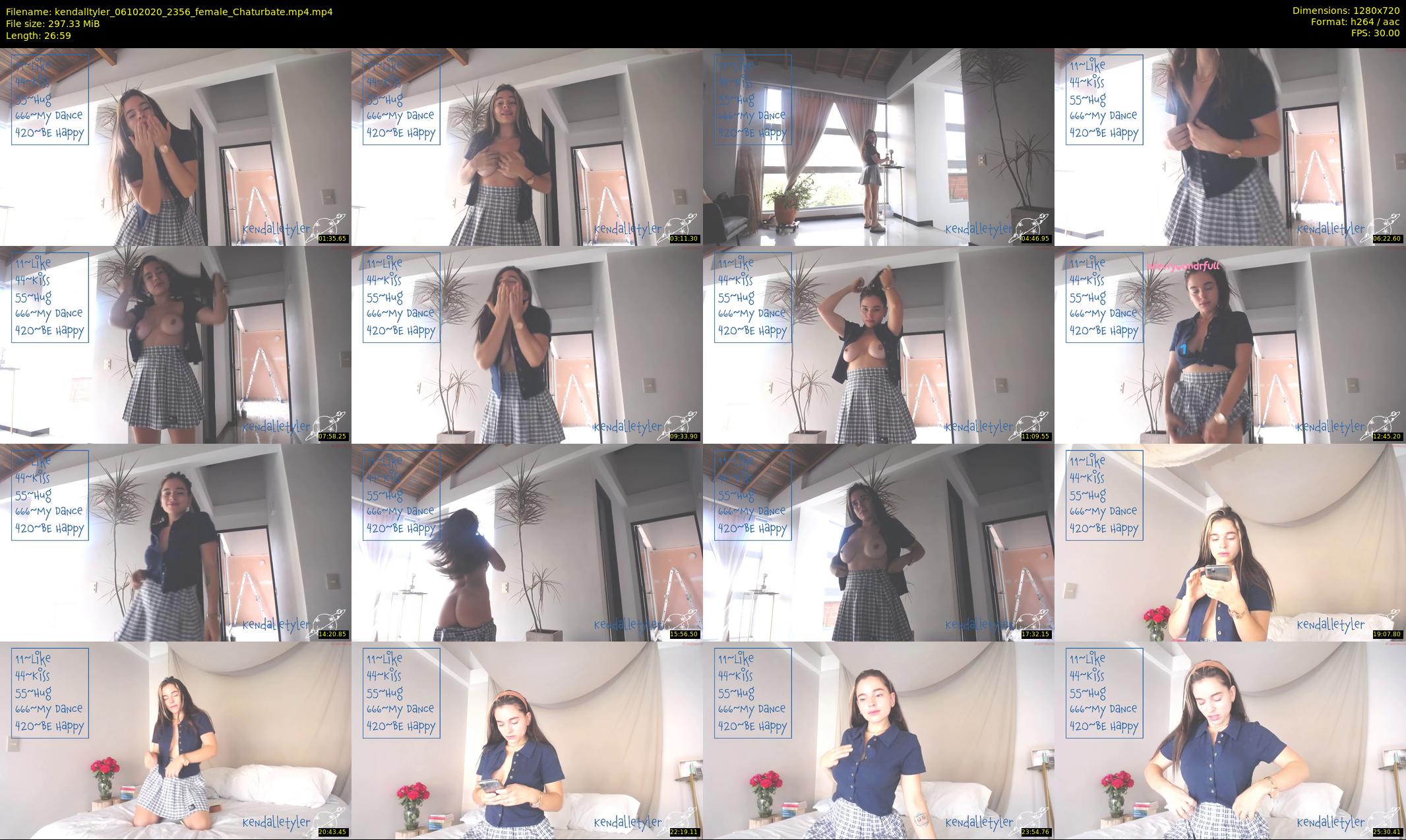 kendalltyler — 27 minute Chaturbate female cam show recording, 720p, Oct 6, 2020