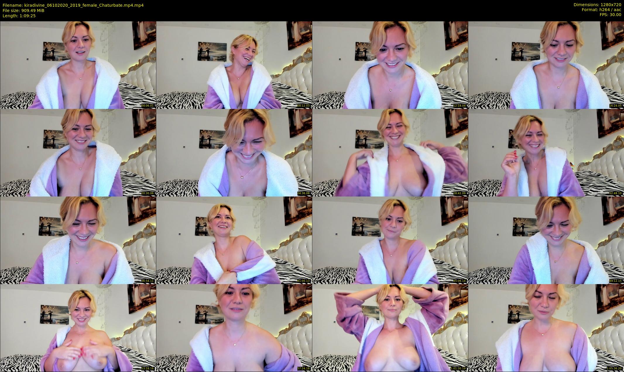 kiradivine — 70 minute Chaturbate female cam show recording, 720p, Oct 6, 2020