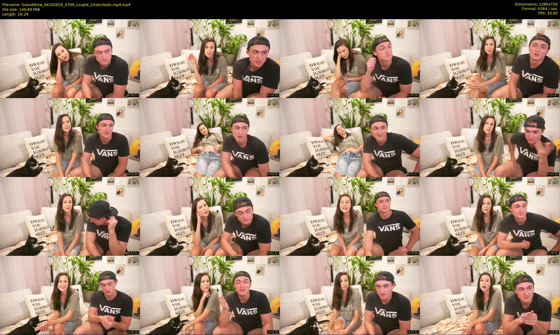 livanddrew — 17 minute Chaturbate couple cam show recording, 720p, Oct 6, 2020