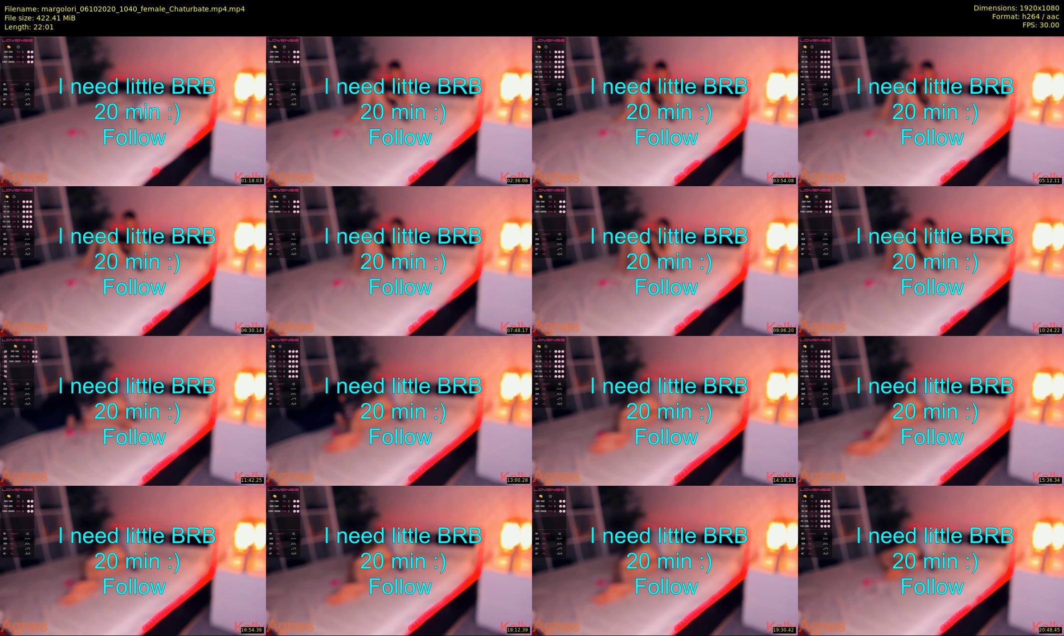 margolori — 23 minute Chaturbate couple cam show recording, 1080p, Oct 6, 2020