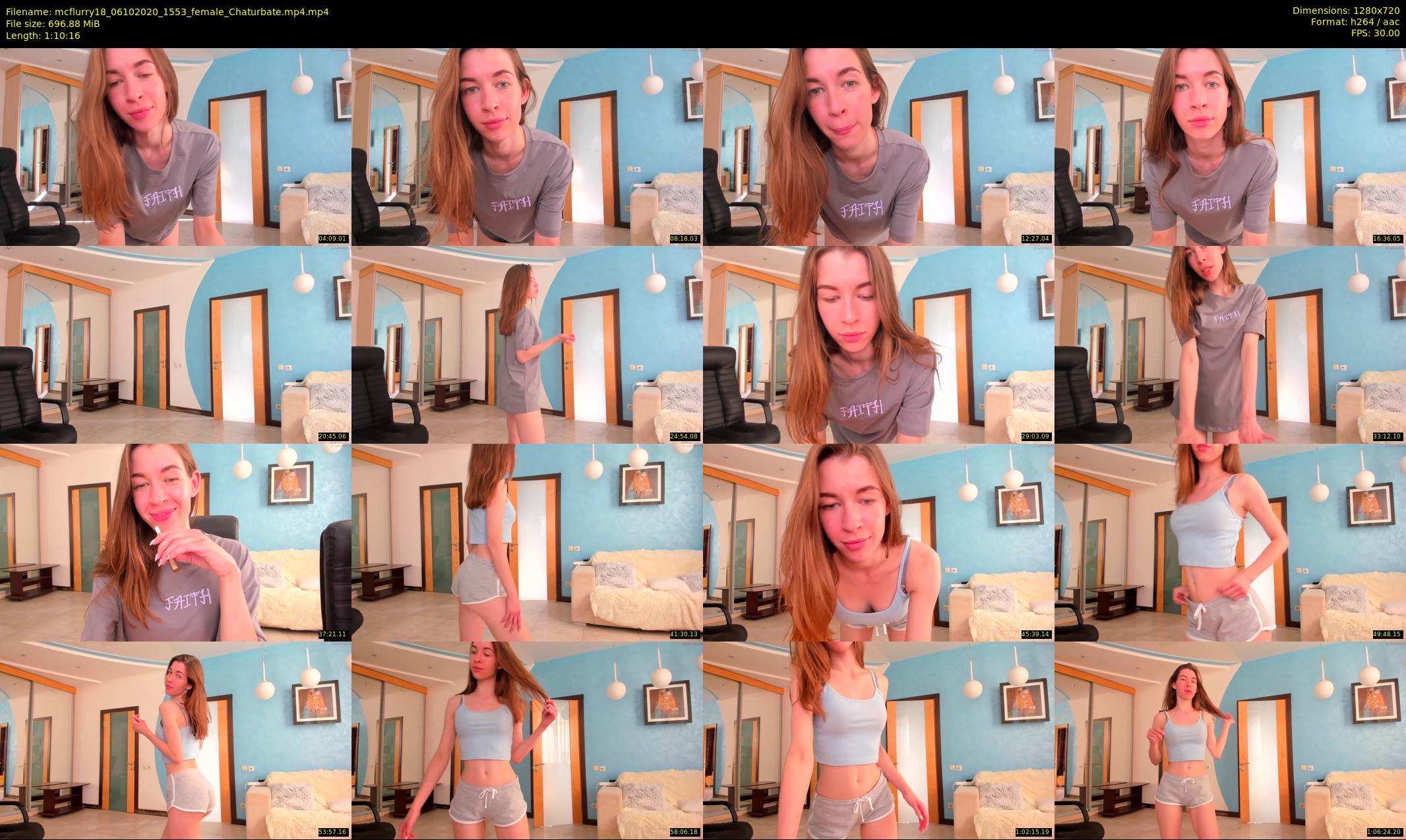 mcflurry18 — 71 minute Chaturbate female cam show recording, 720p, Oct 6, 2020