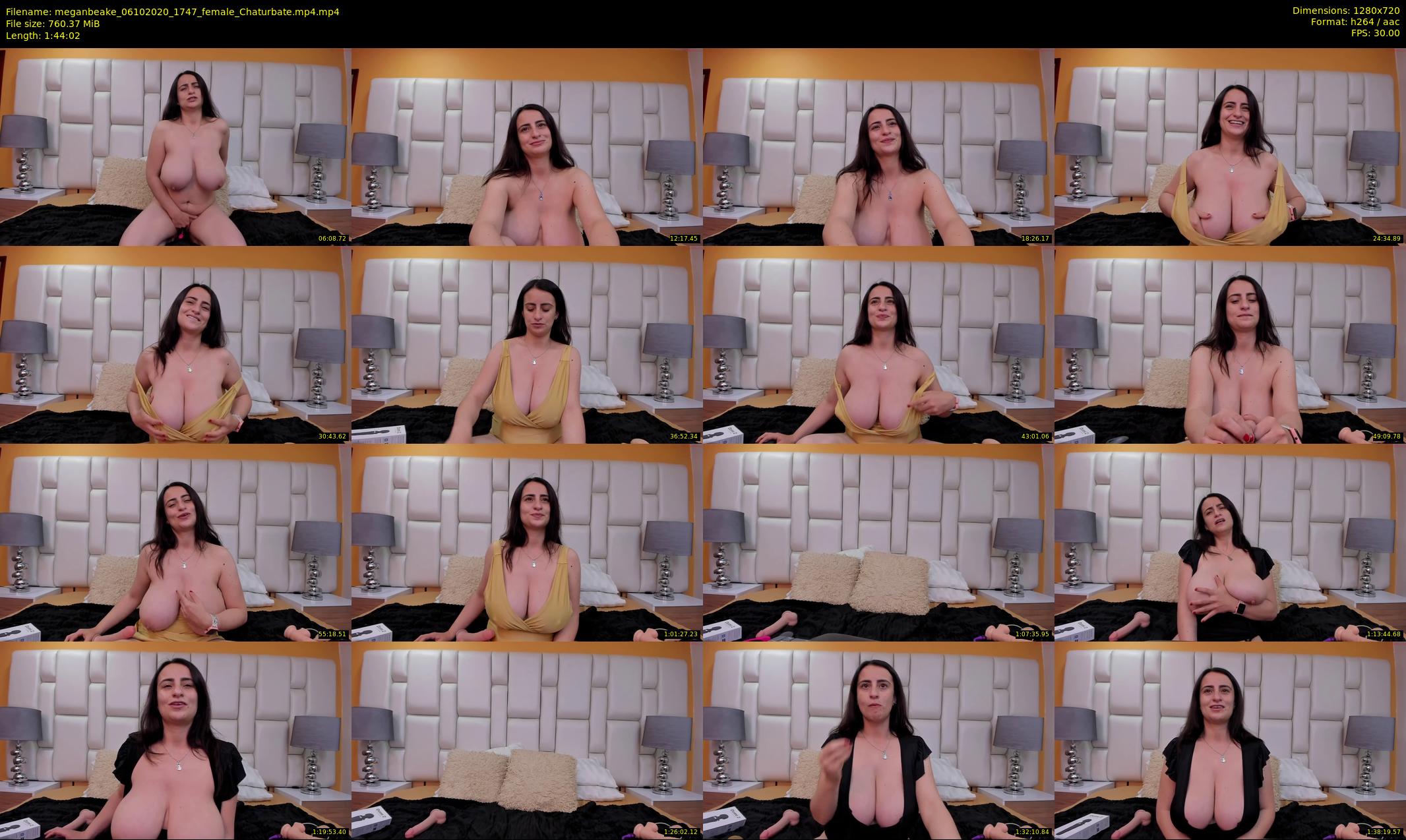 meganbeake — 105 minute Chaturbate female cam show recording, 720p, Oct 6, 2020