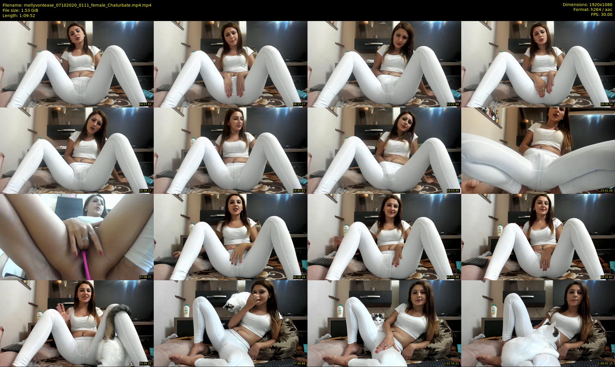 mellyvontease — 70 minute Chaturbate female cam show recording, 1080p, Oct 7, 2020