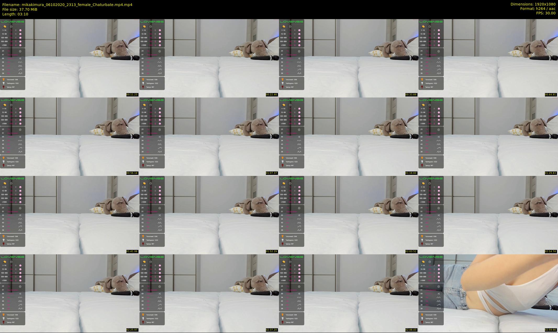 mikakimura — 4 minute Chaturbate female cam show recording, 1080p, Oct 6, 2020