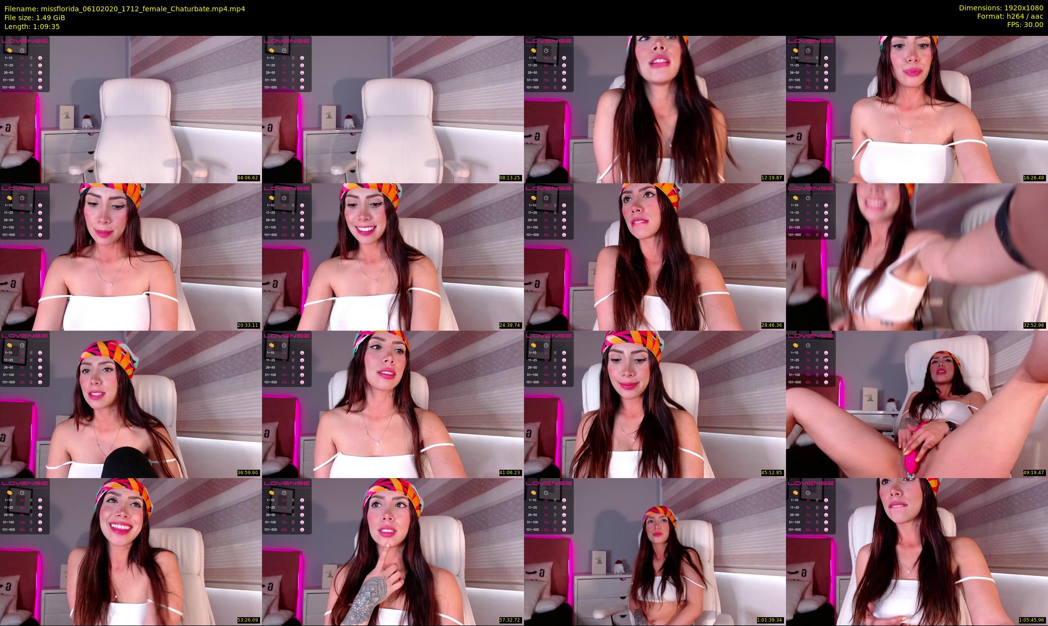 missflorida — 70 minute Chaturbate female cam show recording, 1080p, Oct 6, 2020