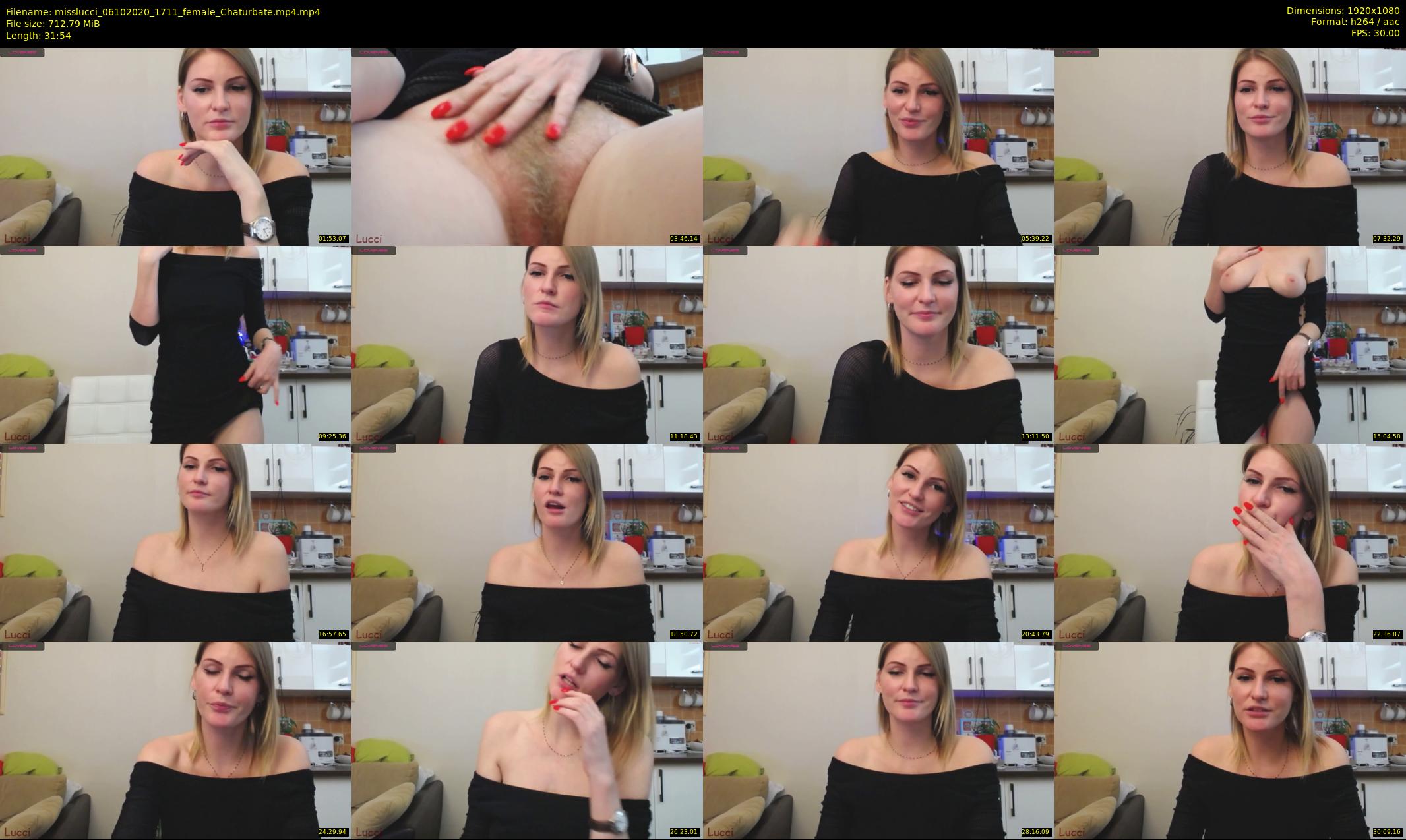 misslucci — 32 minute Chaturbate female cam show recording, 1080p, Oct 6, 2020