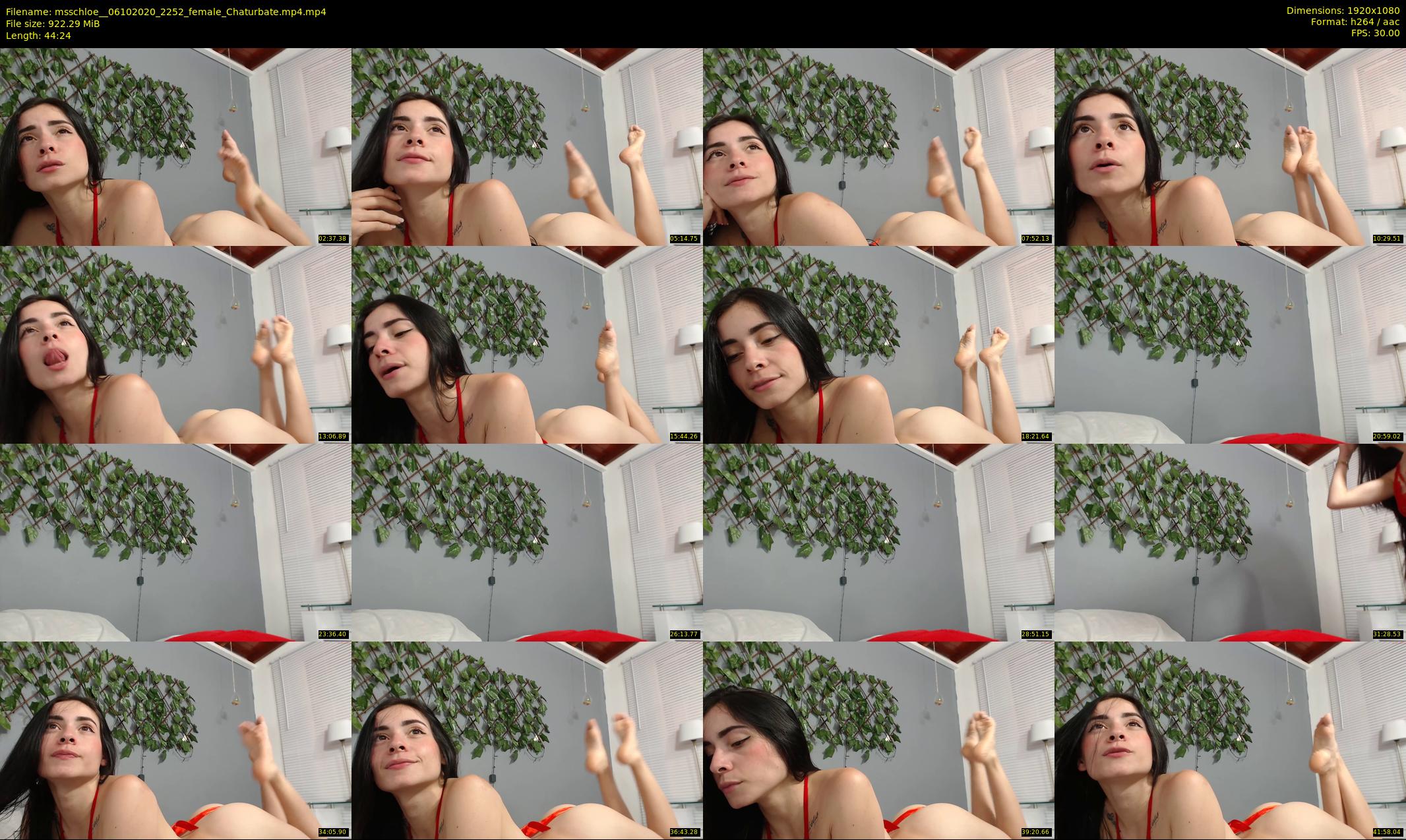 msschloe_ — 45 minute Chaturbate female cam show recording, 1080p, Oct 6, 2020