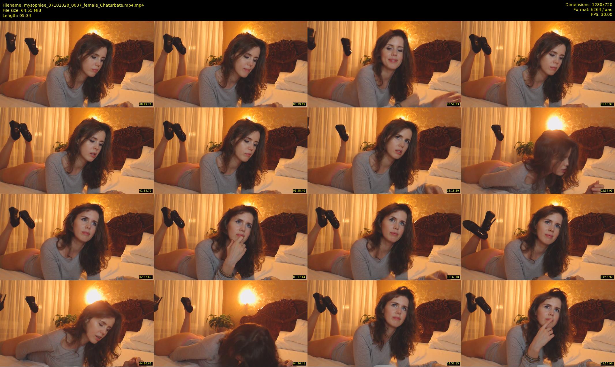 mysophiee — 6 minute Chaturbate female cam show recording, 720p, Oct 7, 2020