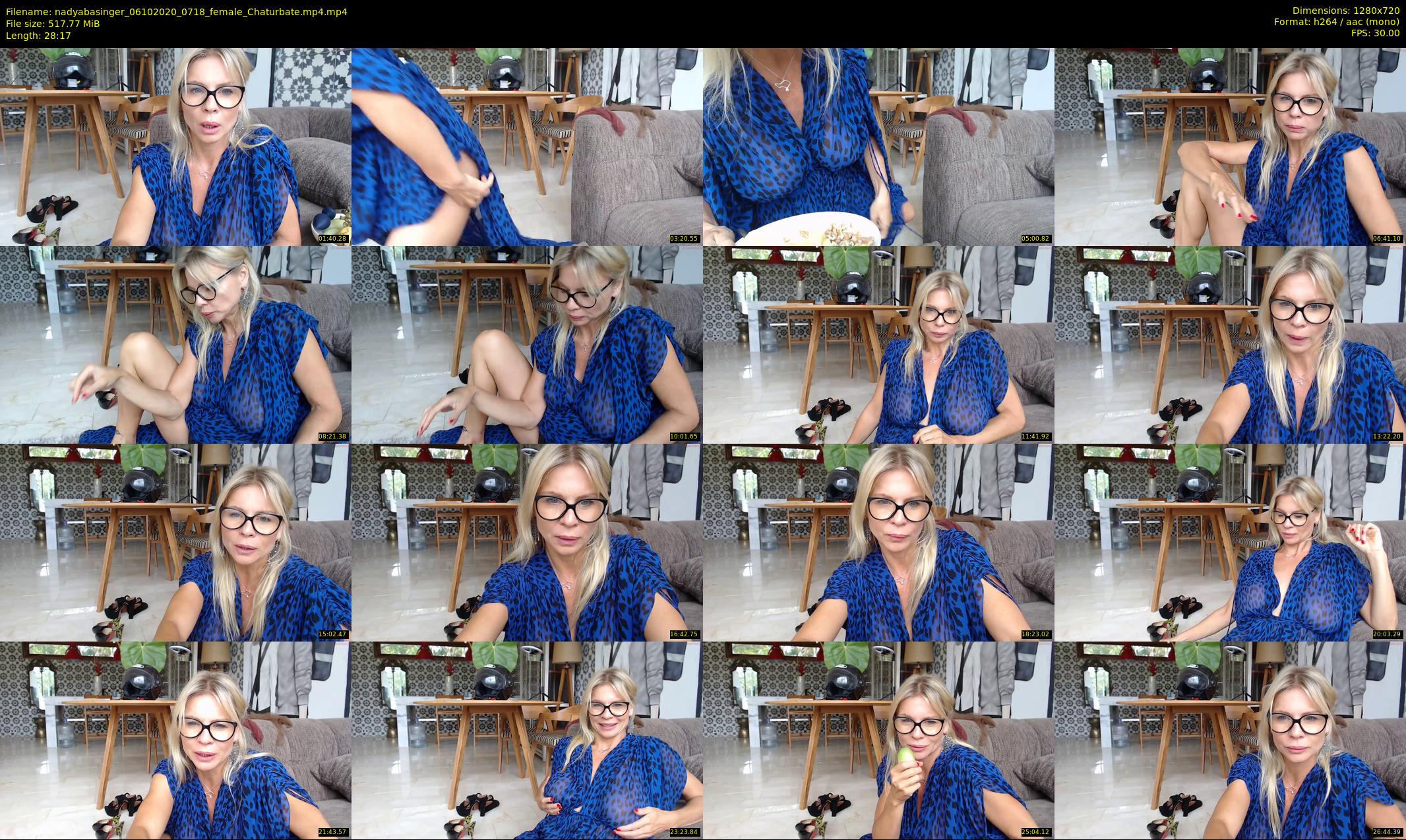 nadyabasinger — 29 minute Chaturbate female cam show recording, 720p, Oct 6, 2020