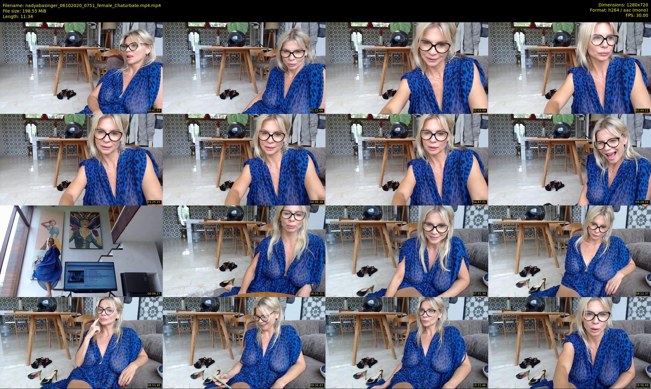 nadyabasinger — 12 minute Chaturbate female cam show recording, 720p, Oct 6, 2020