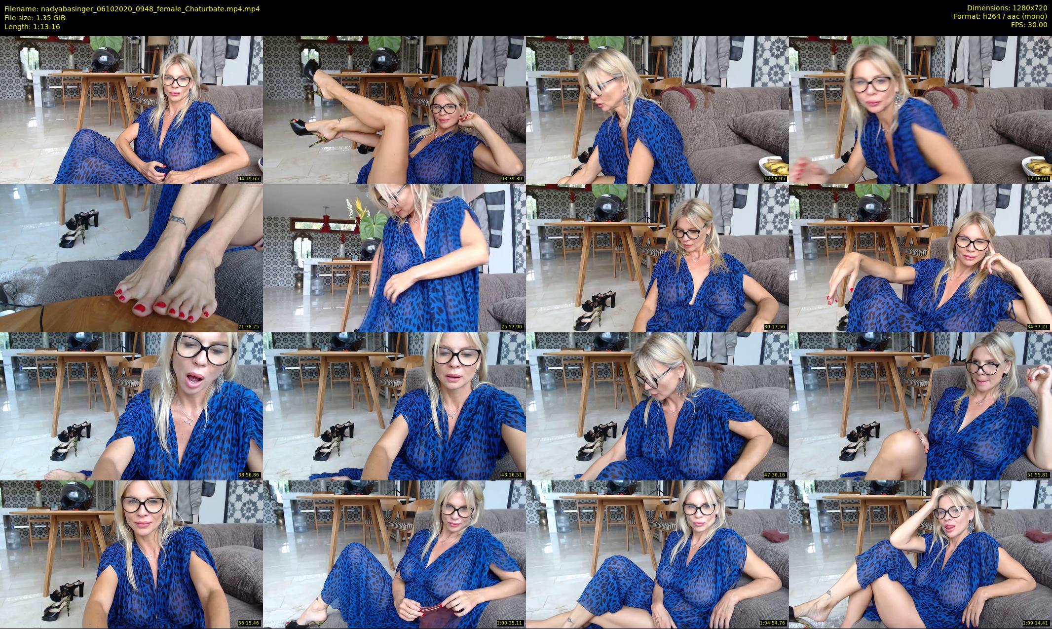 nadyabasinger — 74 minute Chaturbate female cam show recording, 720p, Oct 6, 2020