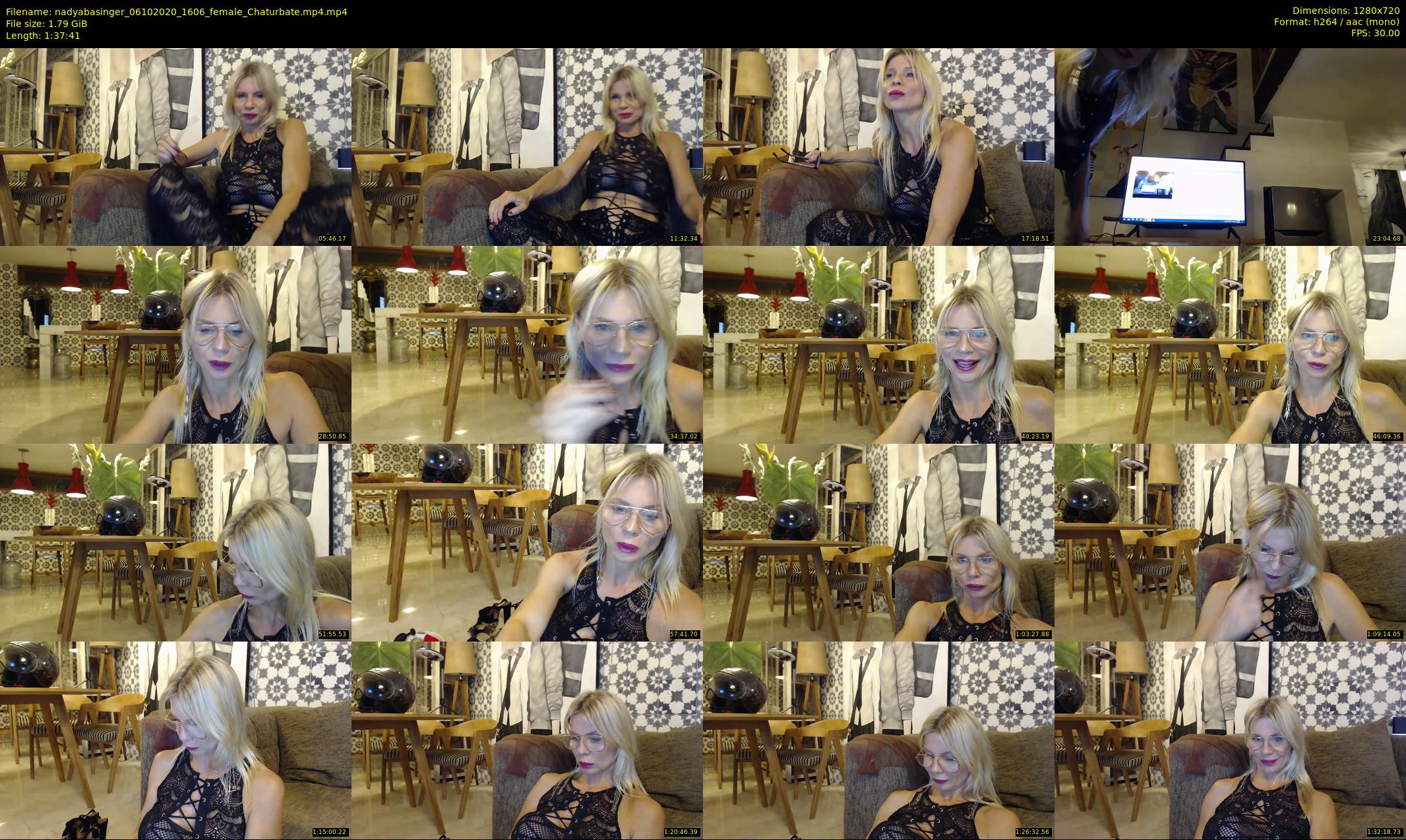 nadyabasinger — 98 minute Chaturbate female cam show recording, 720p, Oct 6, 2020
