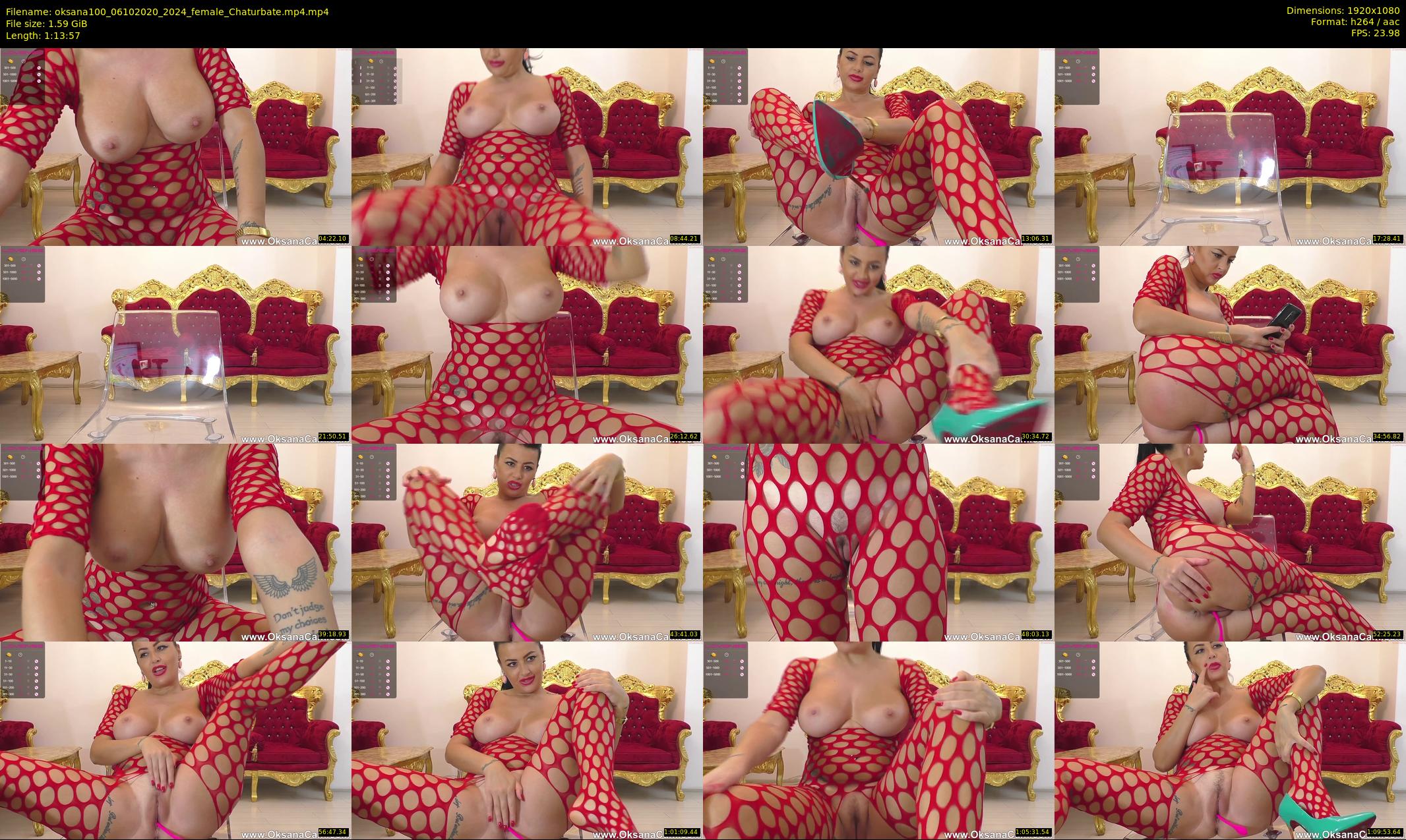 oksana100 — 74 minute Chaturbate female cam show recording, 1080p, Oct 6, 2020