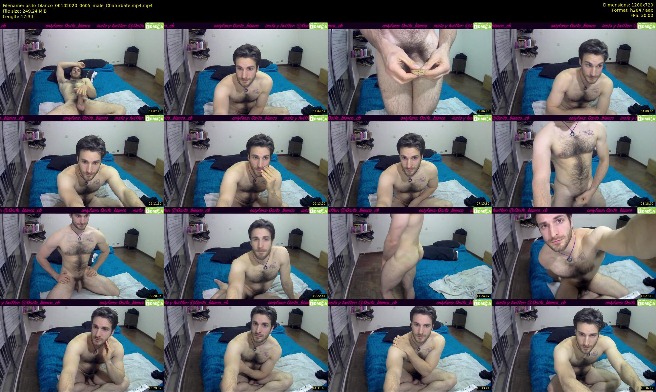 osito_blanco — 18 minute Chaturbate male cam show recording, 720p, Oct 6, 2020